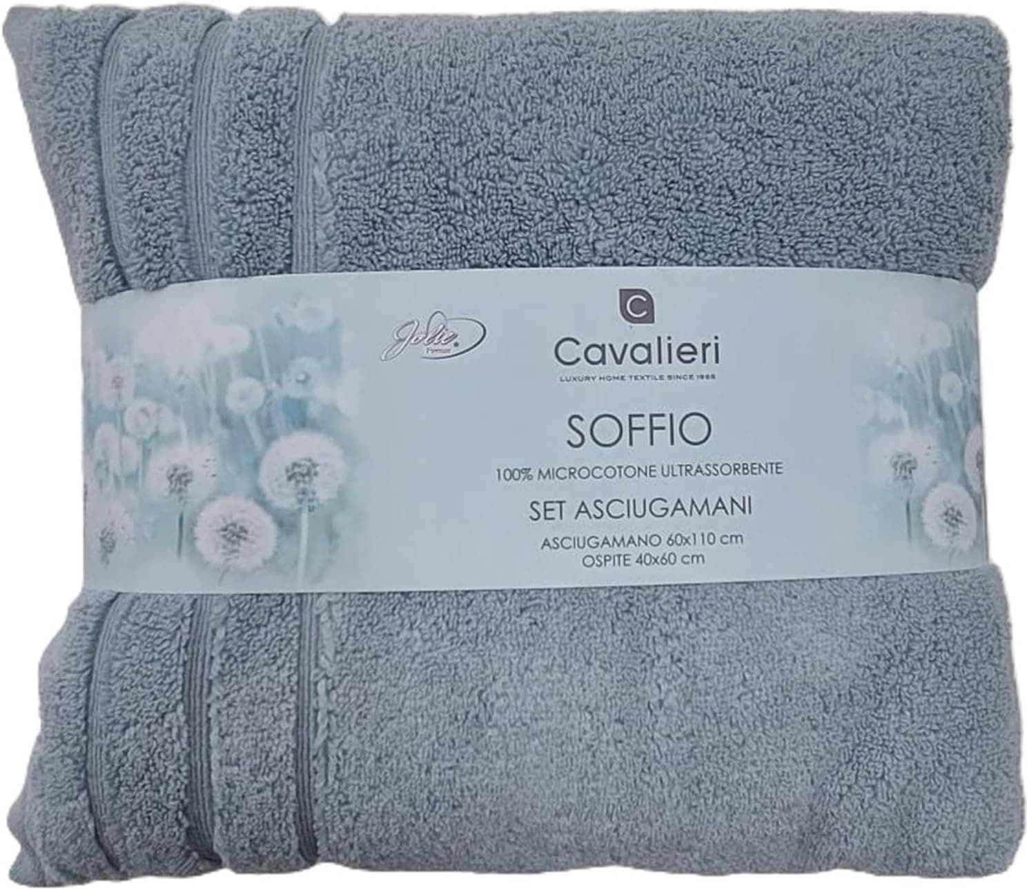 Asciugamani Soffio ! Jolie: Coppia Viso + Bidet, Spugna 550gr/mq - 12