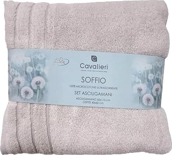 Asciugamani Soffio ! Jolie: Coppia Viso + Bidet, Spugna 550gr/mq - 9