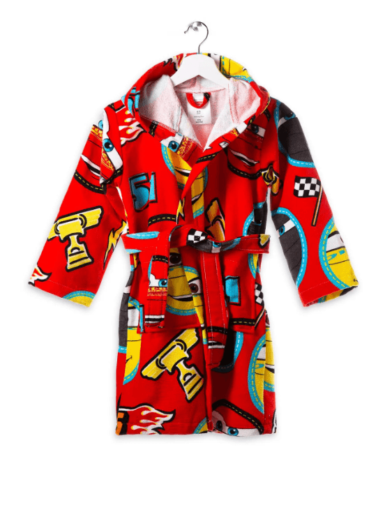 Accappatoio Cars Speed ! Caleffi Kids in Cotone Perfetto per Bambini - 3