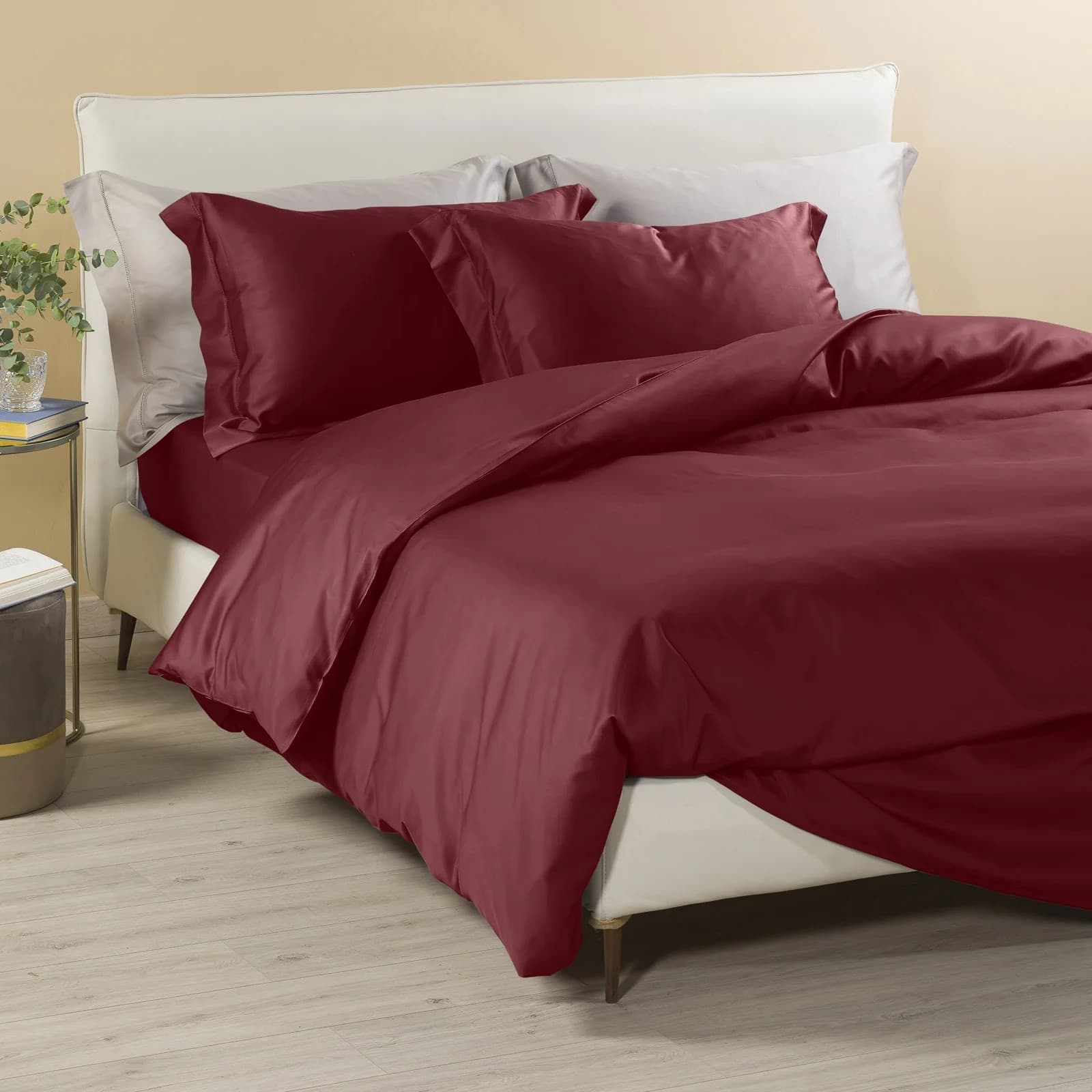 Copripiumino Raso Meraviglioso ! Caleffi Completo In Raso Di Cotone Matrimoniale  Dreaming - Eleganza e Comfort