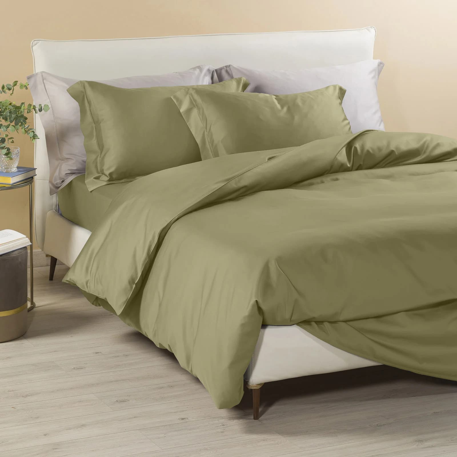 Copripiumino Raso Meraviglioso ! Caleffi Completo In Raso Di Cotone Matrimoniale  Dreaming - Eleganza e Comfort - 70