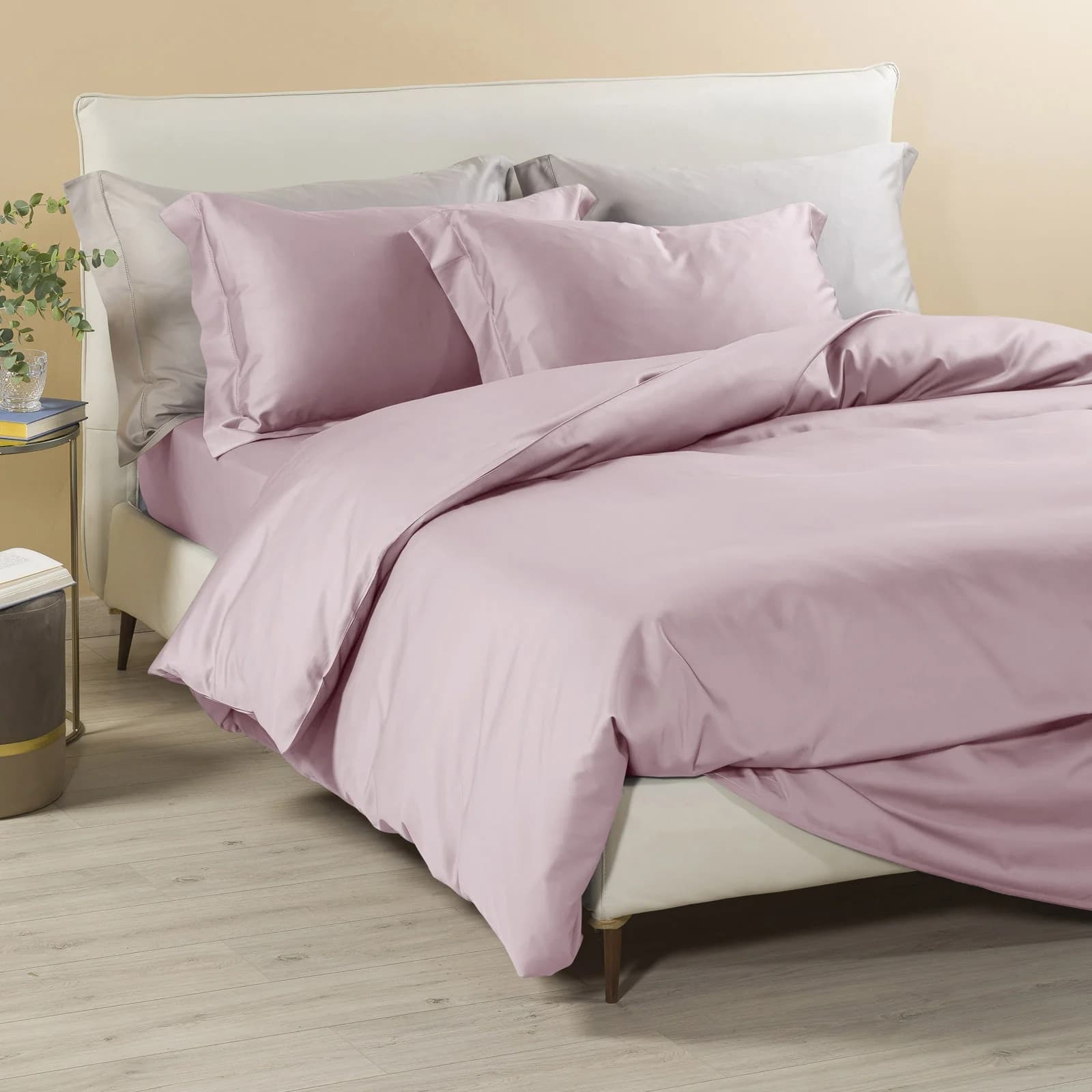 Copripiumino Raso Meraviglioso ! Caleffi Completo In Raso Di Cotone Matrimoniale  Dreaming - Eleganza e Comfort - 8