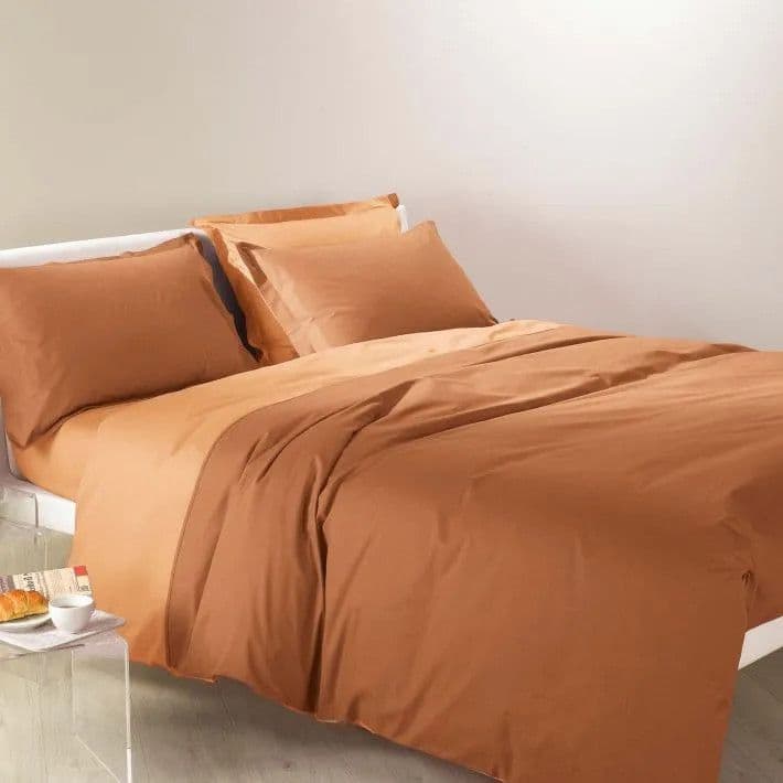 Copripiumino Bicolor ! Caleffi: Completo in Cotone Morbido, Stile Moderno e Comfort Assoluto - 34