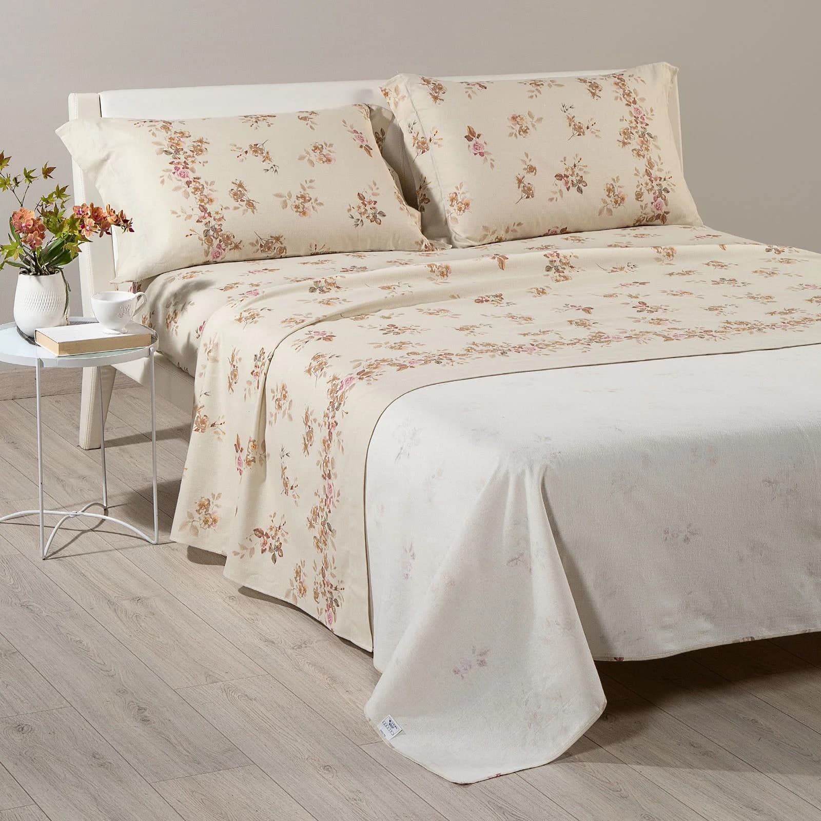 Lenzuola Flanella  Fiordaliso ! Caleffi Completo - Eleganza e Comfort Supremo - 2