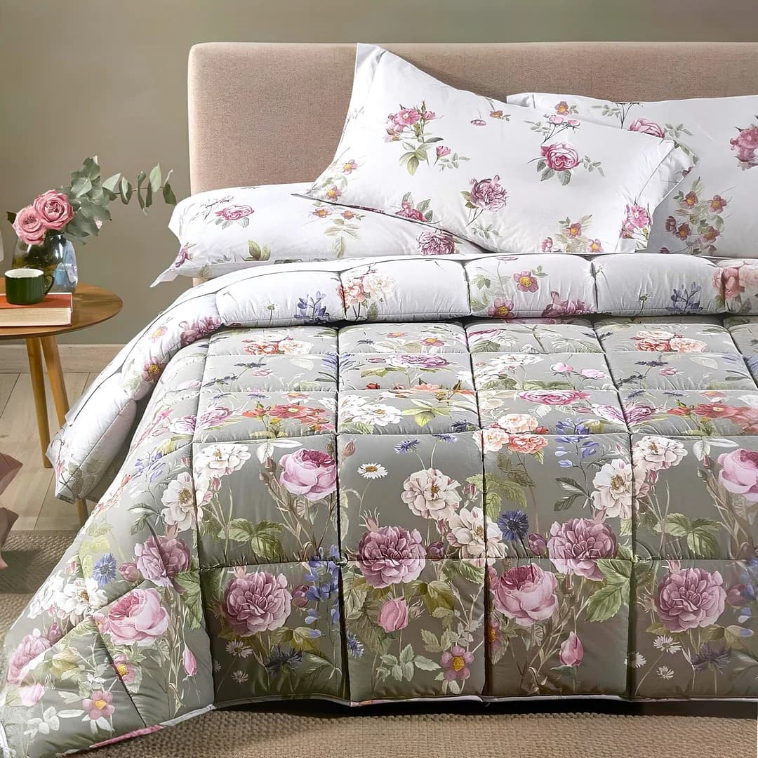 Trapunta Giardino Romantico ! Caleffi: Stampa Digitale e Sogno Floreale per la Tua Camera da Letto in prodotto Anastasi - Marsala, commercioVirtuoso.it
