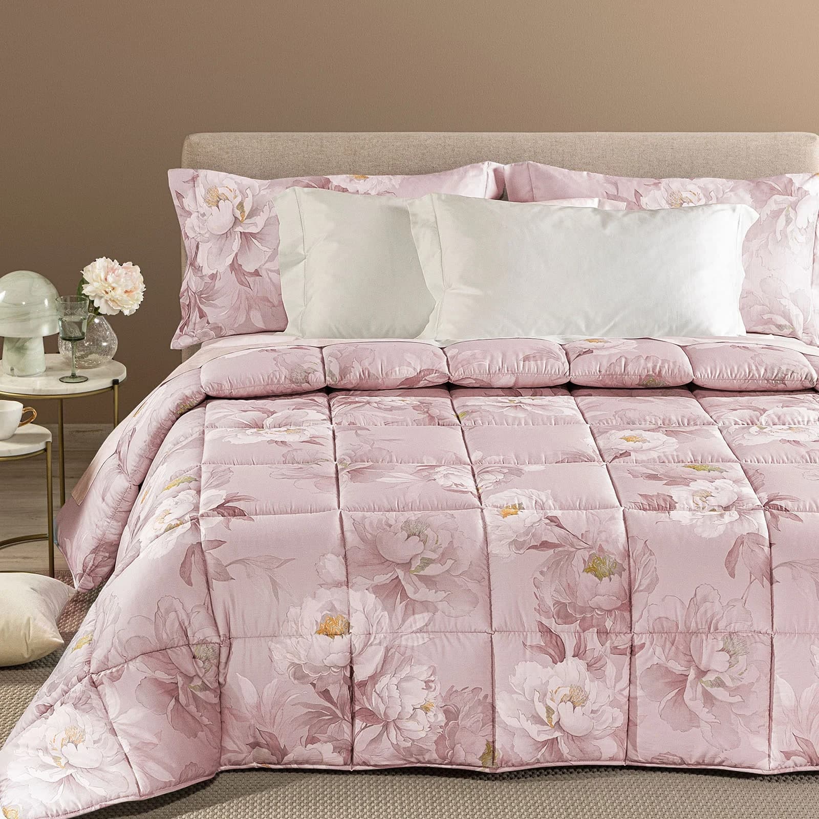 Trapunta Eloise ! Caleffi Dreaming: Raso di Cotone Rosa, Lusso e Romanticismo per il Tuo Letto in prodotto Anastasi - Marsala, commercioVirtuoso.it