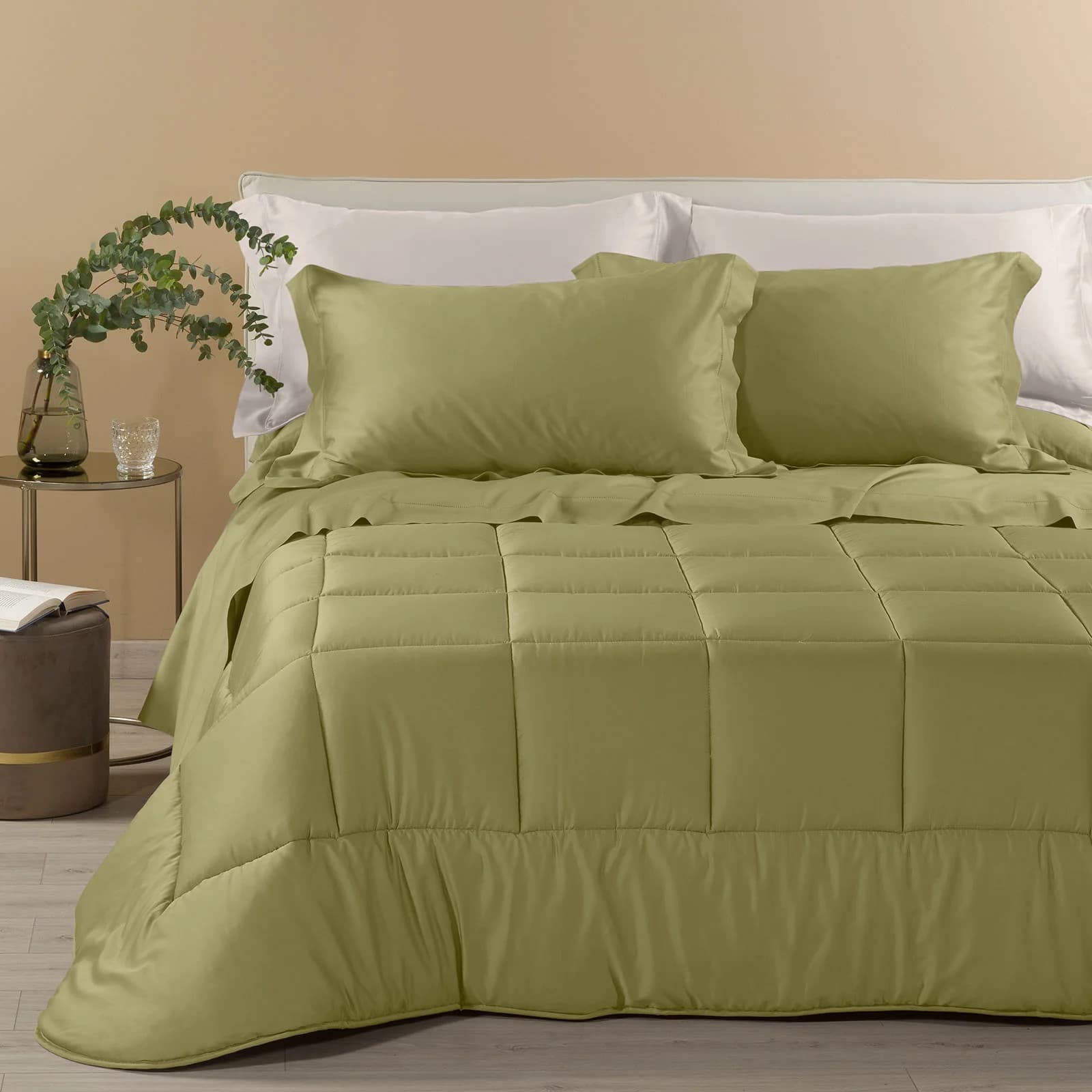 Trapunta Raso ! Caleffi Tinta Unita Invernale - Eleganza e Comfort per la Tua Camera - 44