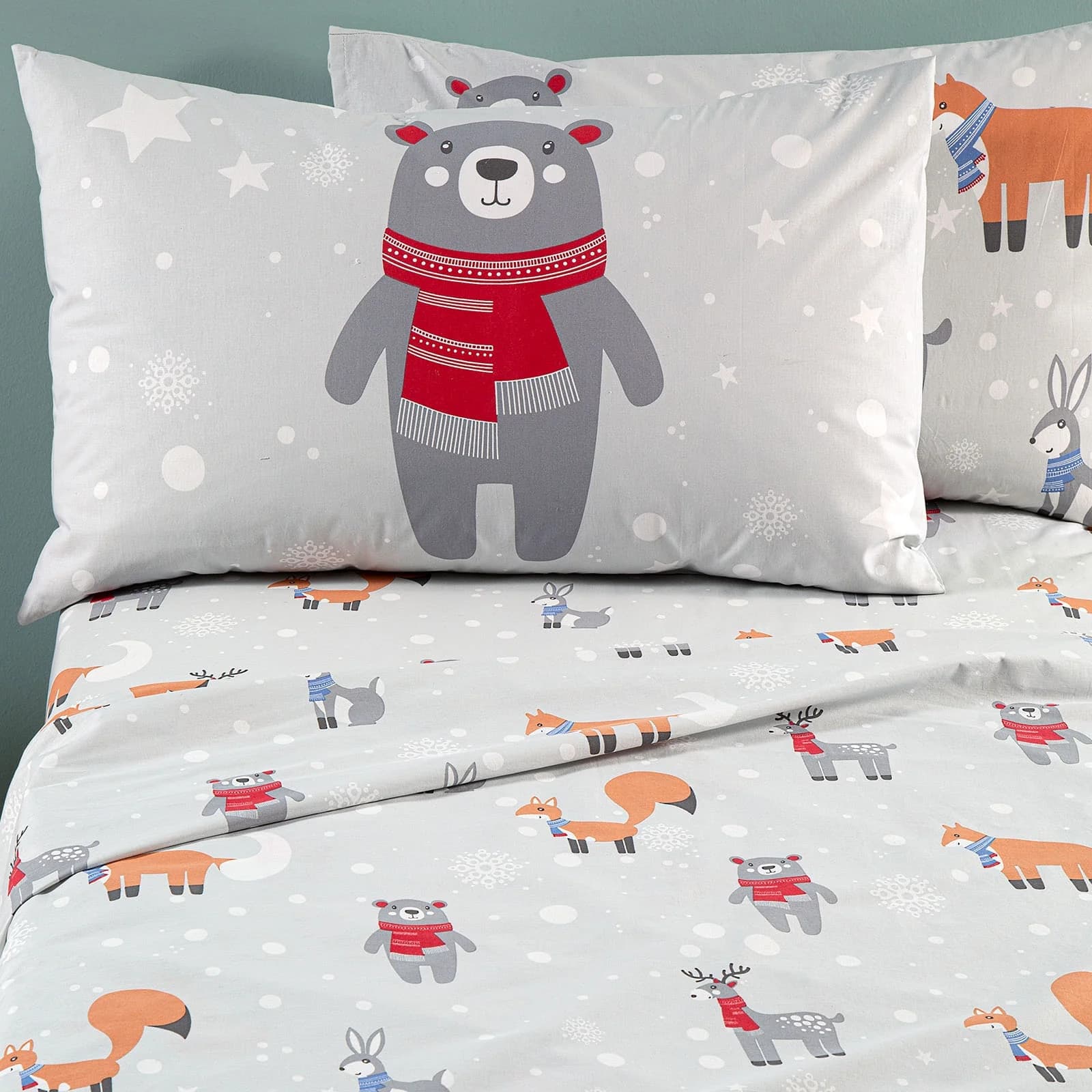 Lenzuola Bimbi Teddy ! Caleffi Kids Completo Puro cotone