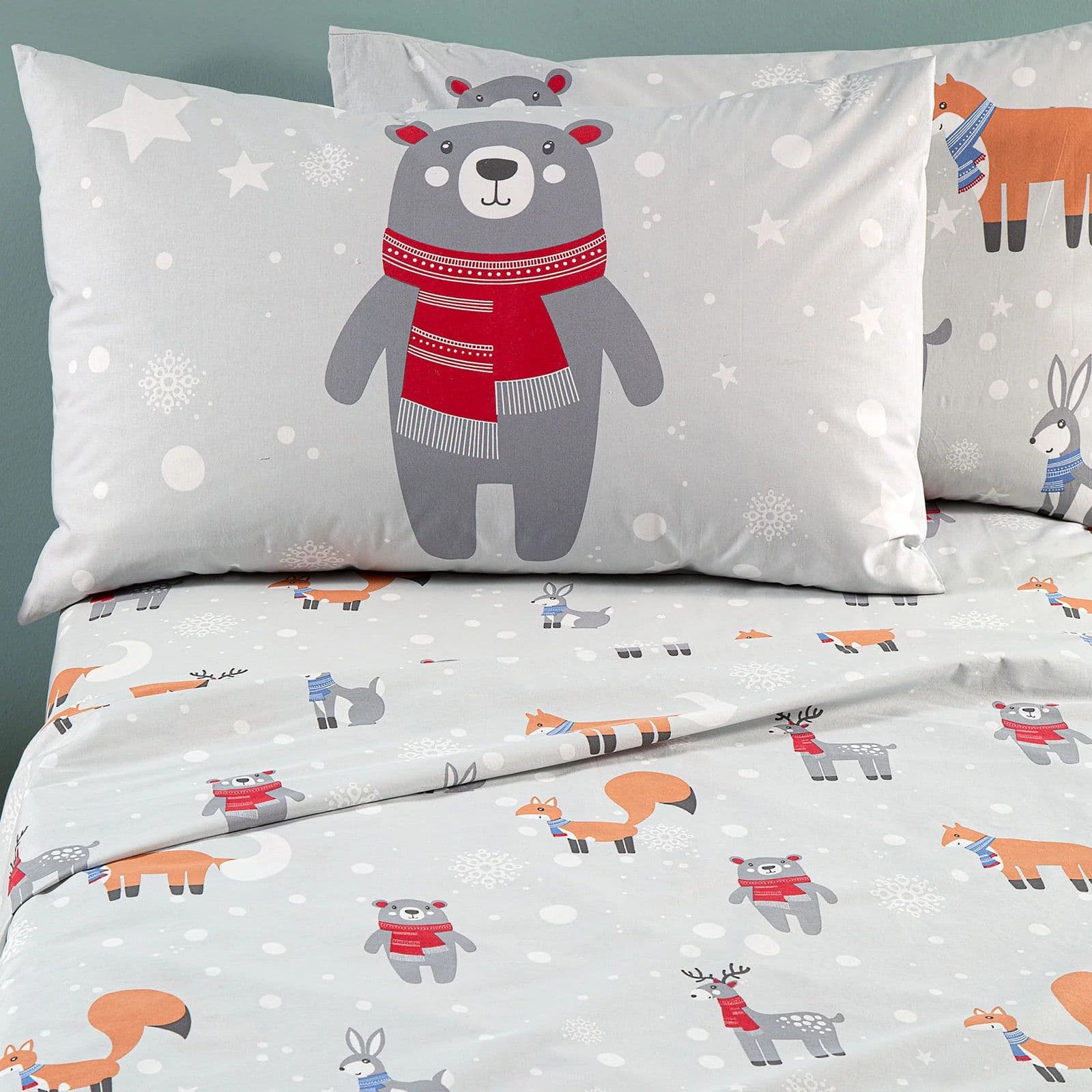 Lenzuola Bimbi Teddy ! Caleffi Kids Completo Puro cotone