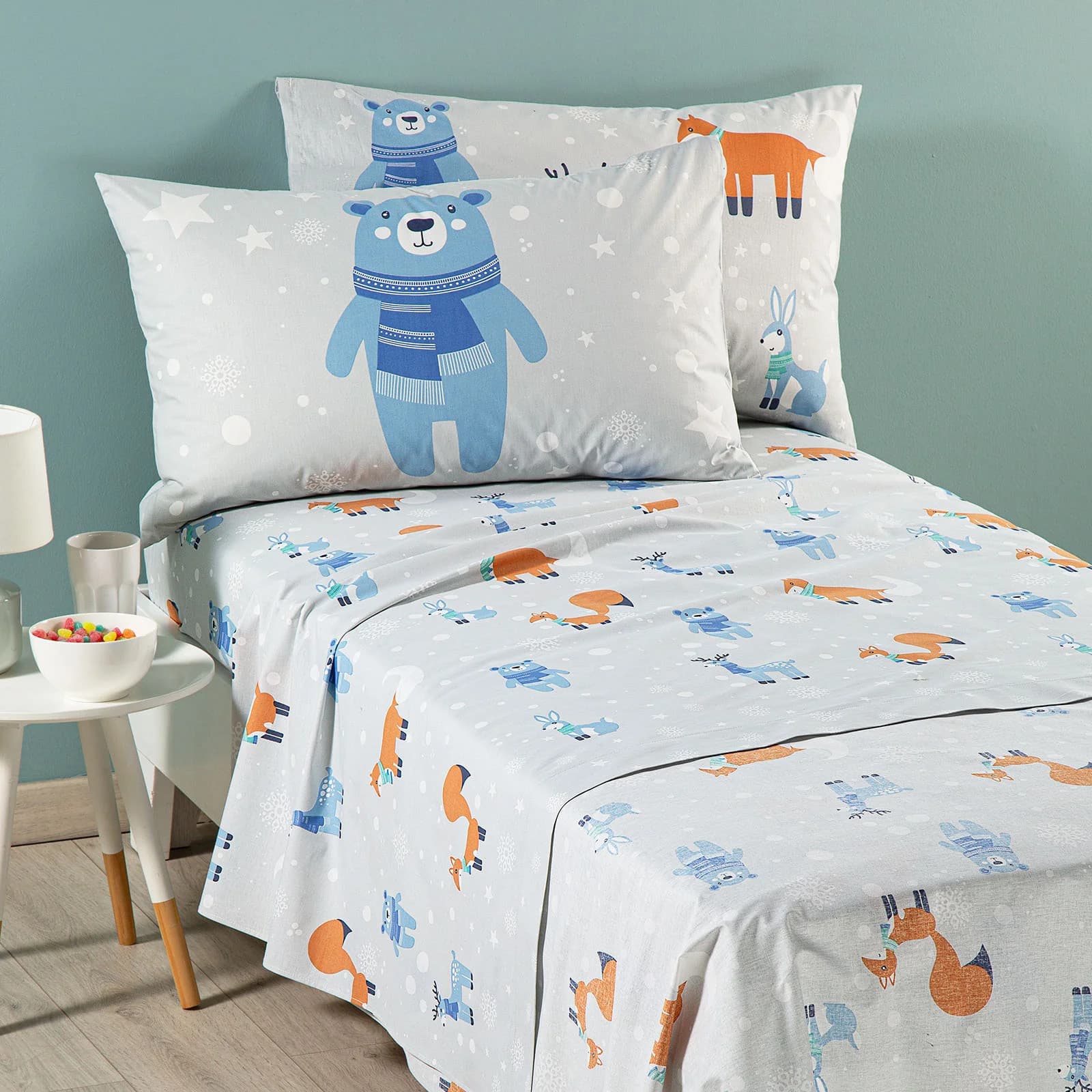 Lenzuola Bimbi Teddy ! Caleffi Kids Completo Puro cotone - 5