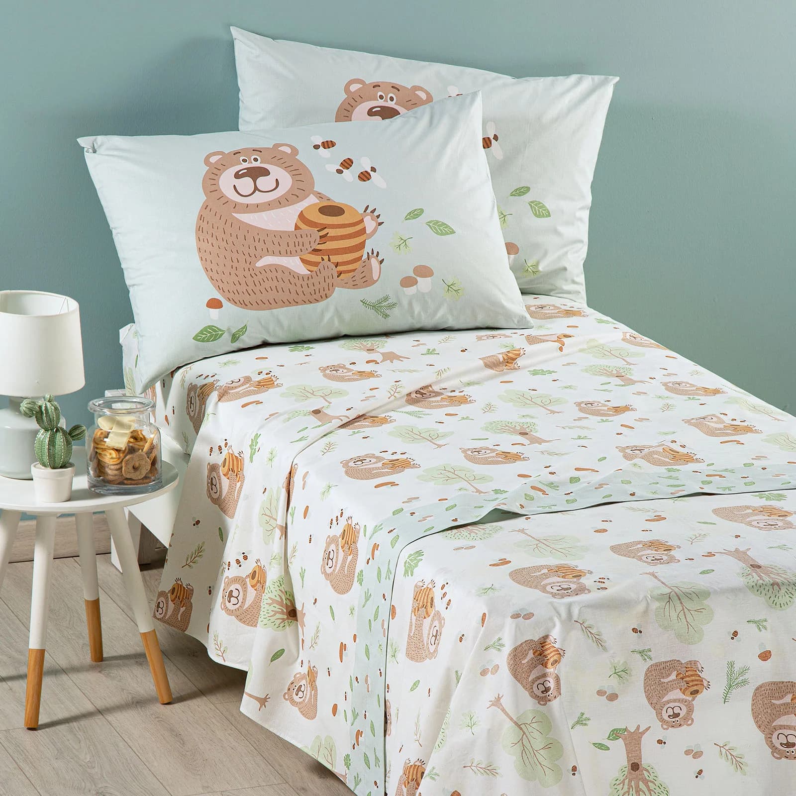 Lenzuola Boschetto ! Caleffi Kids Completo in cotone - 6