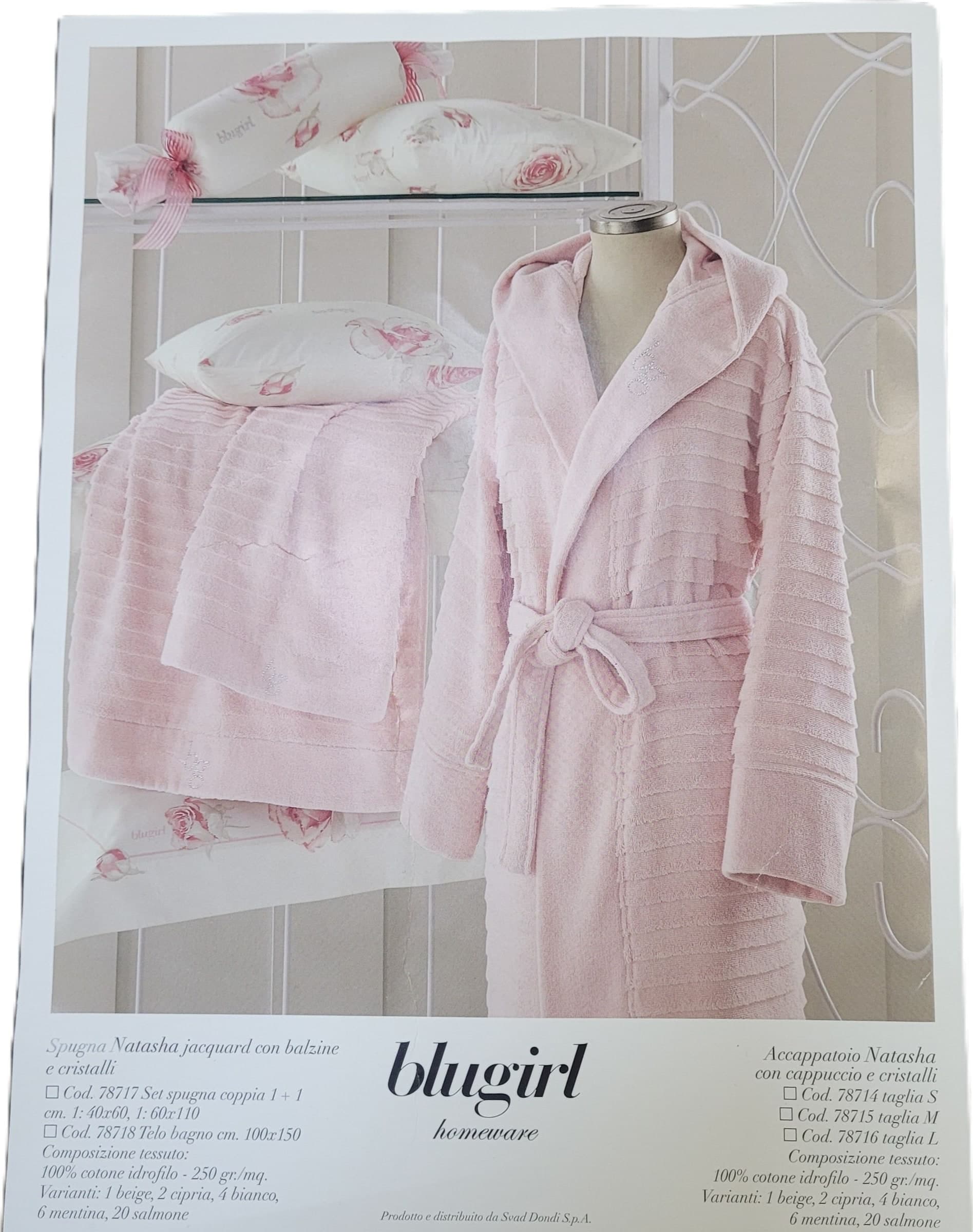Asciugamani Blugirl Natasha Set Viso + Ospite in Puro Cotone – Eleganza, Morbidezza e Alta Assorbenza - 5