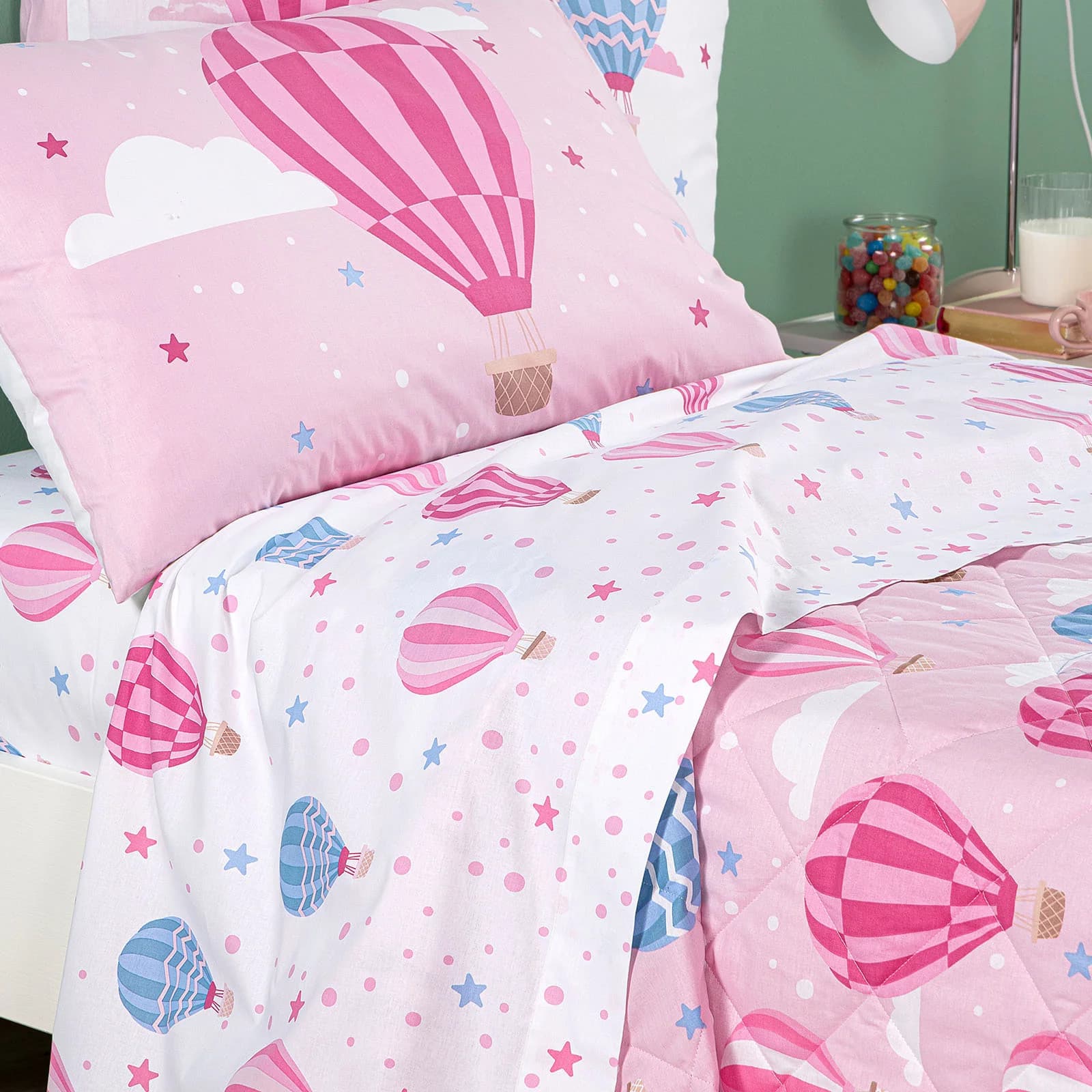 Copriletto Trapuntato Star ! Caleffi Kids in cotone Bimbi - 8