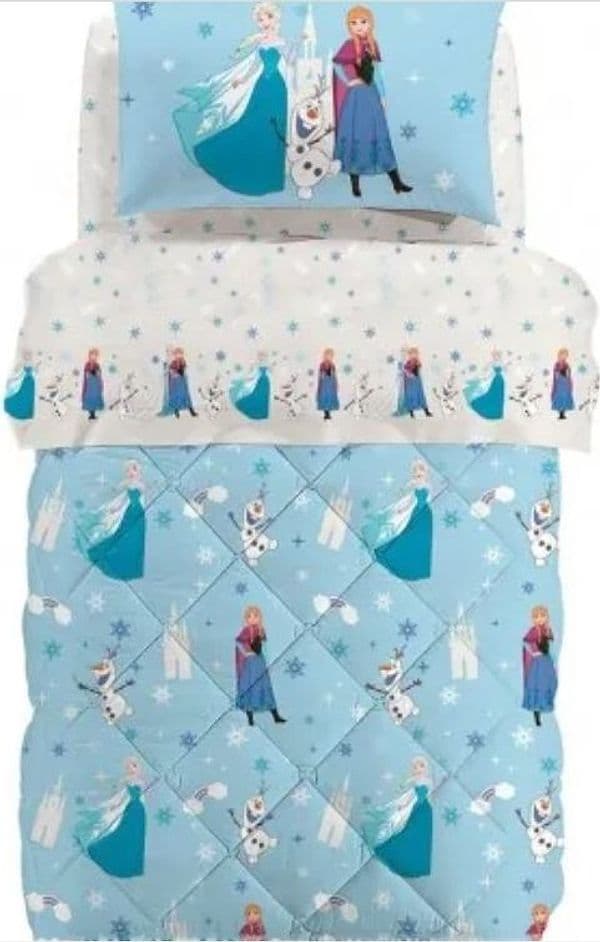 Trapunta Bimbi Frozen Star ! Caleffi Kids Disney – Caldo Piumone Invernale in Microfibra Anallergica – - 2