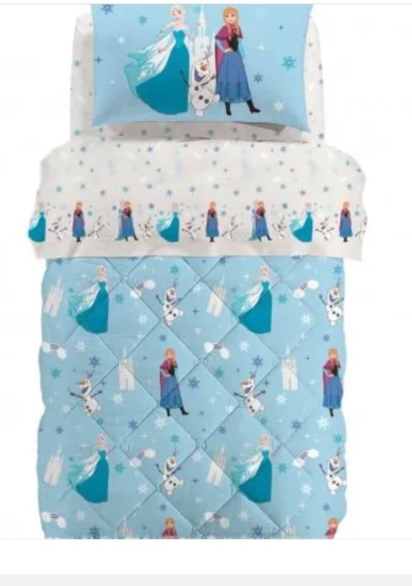 Trapunta Frozen Star ! Caleffi Disney – Caldo Piumone Invernale in Microfibra Anallergica – - 2