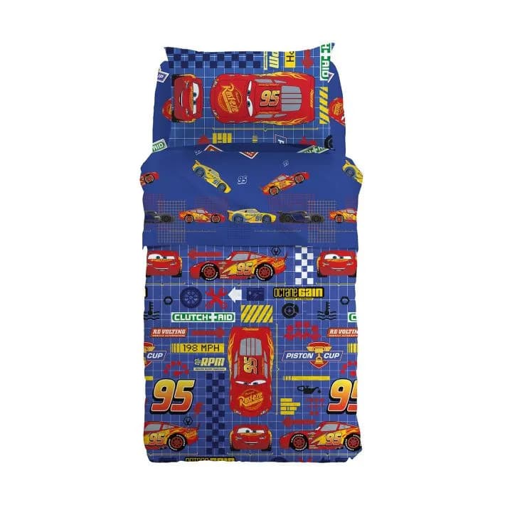 Copriletto Primaverile Cars Game - Caleffi Kids in Cotone - 2