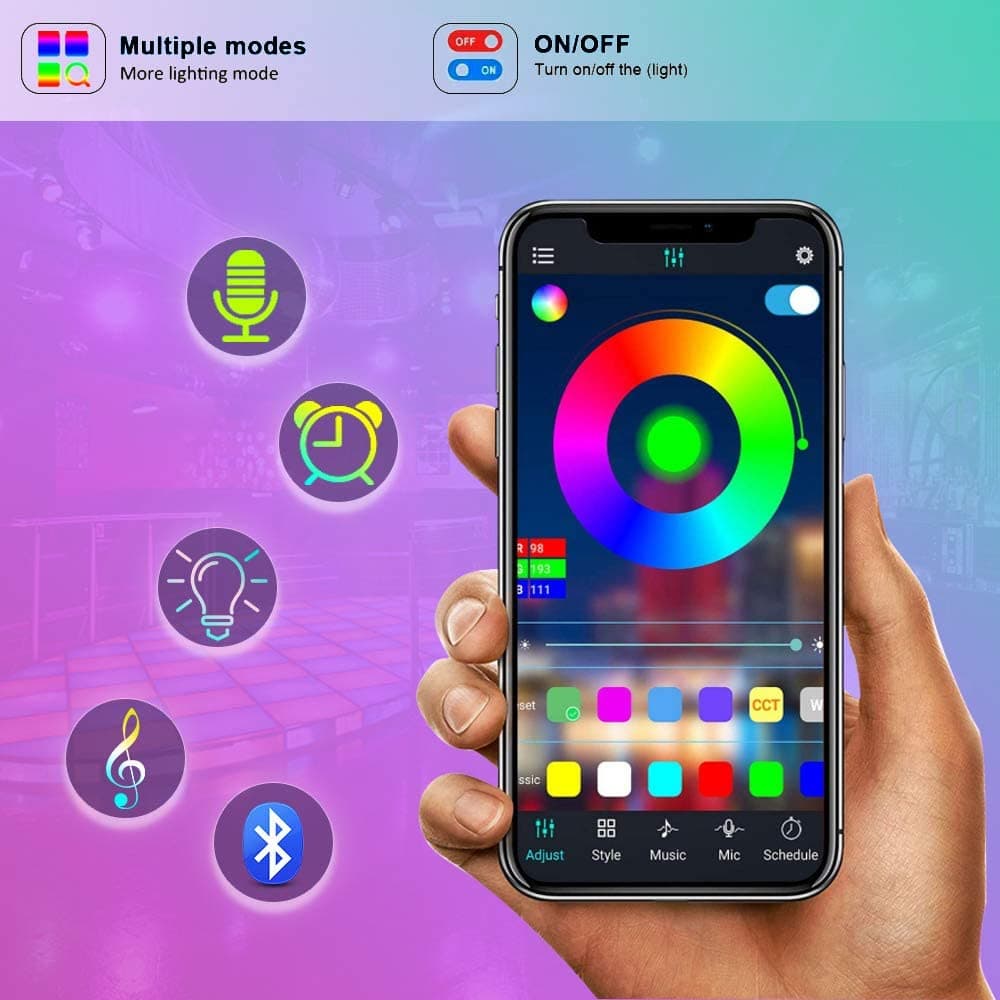Dudùu Striscia Luci Led Smart 5mt RGB - 3