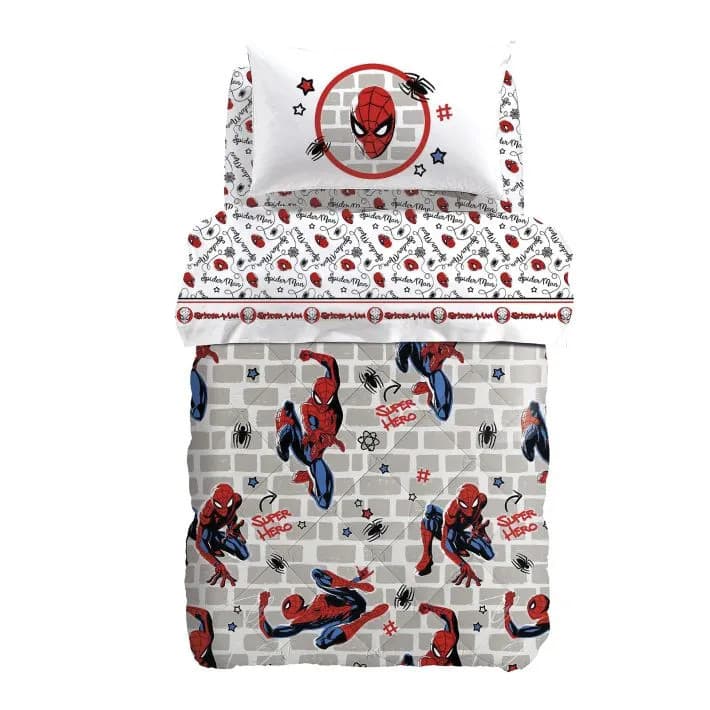 Trapunta Spider Man Wall - Caleffi Kids Personaggio Disney in Cotone - Avventura e Comfort - 2