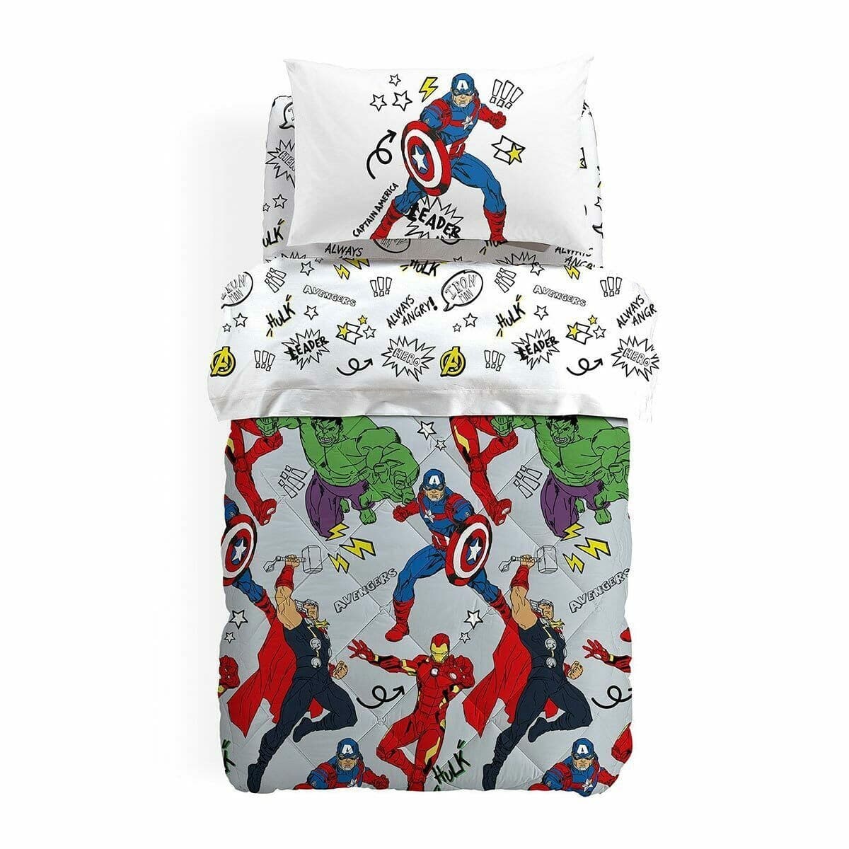 Trapunta Bimbi Avengers ! Caleffi Kids: Team Marvel, Avventura e Sogni da Supereroe