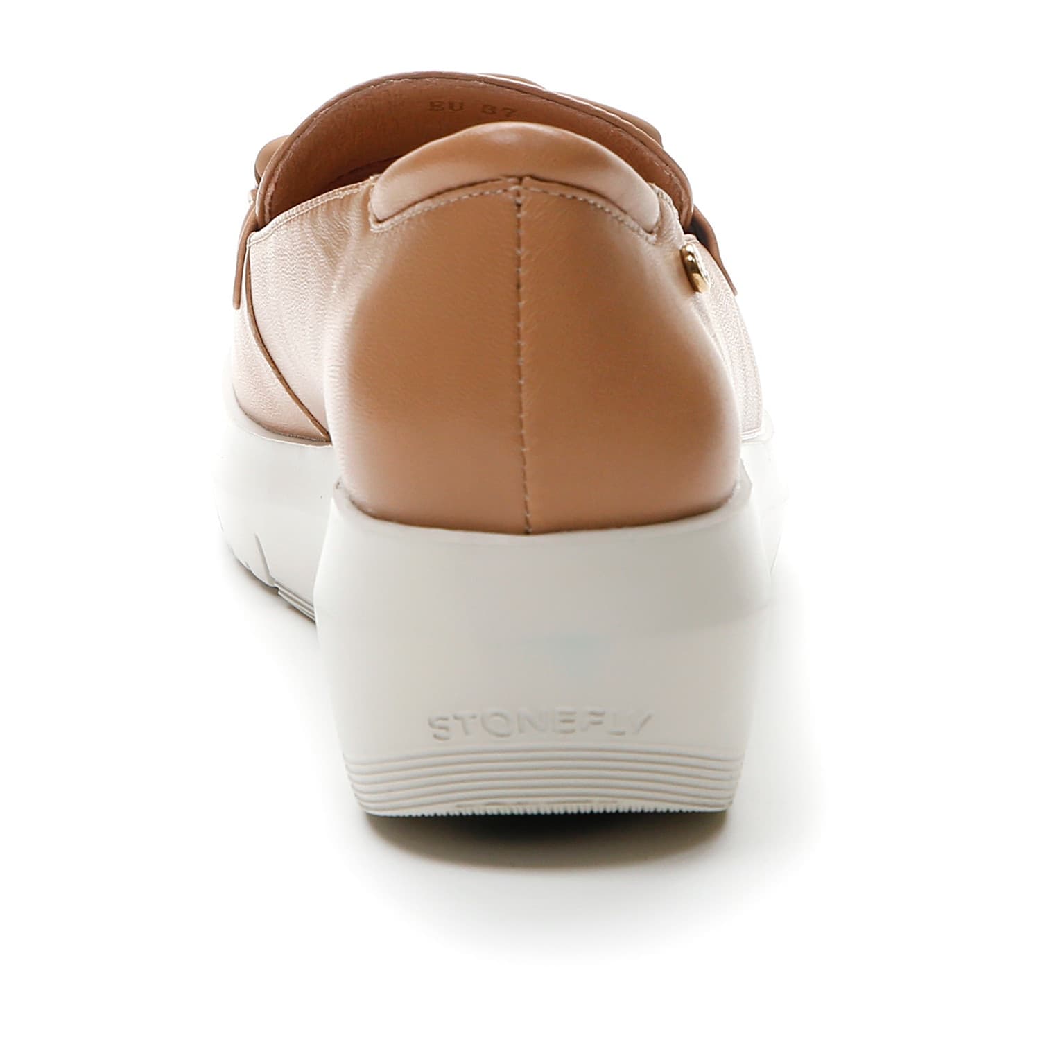 Stonefly mocassino Plume 13 cuoio con catena 217317 - 5