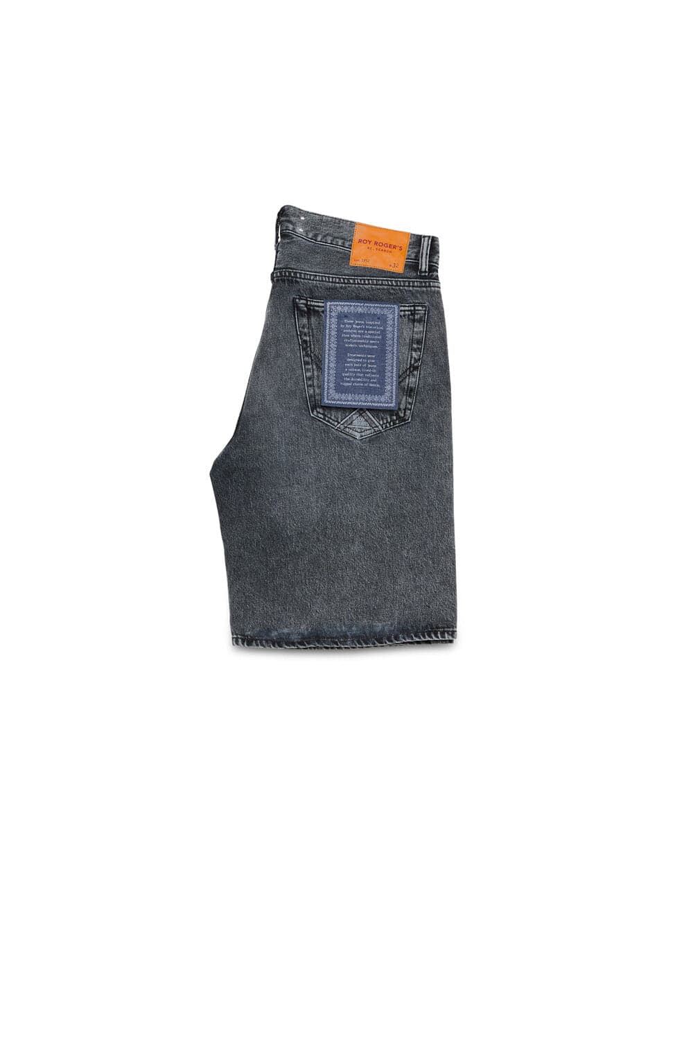 Roy Roger's Bermuda Uomo Cult Wide RE-SEARCH in Denim Nero Dalt Villa in Autocategorizzazione Broadway Red - Barletta, commercioVirtuoso.it