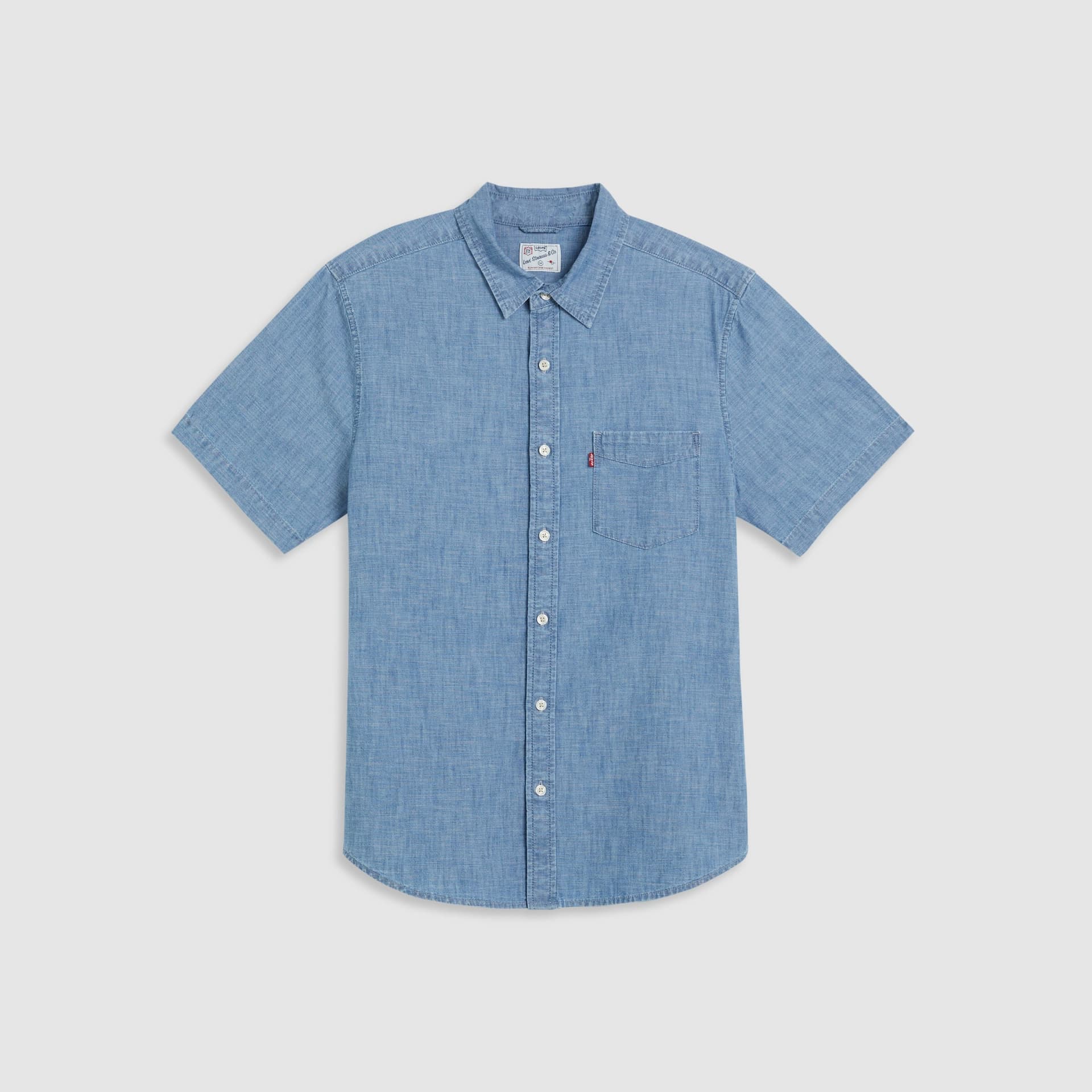 Levi's Camicia Uomo Sunset One Pocket Blu Chambray Manica Corta Cotone 866240062 newfp in Camicie casual Broadway Red - Barletta, commercioVirtuoso.it