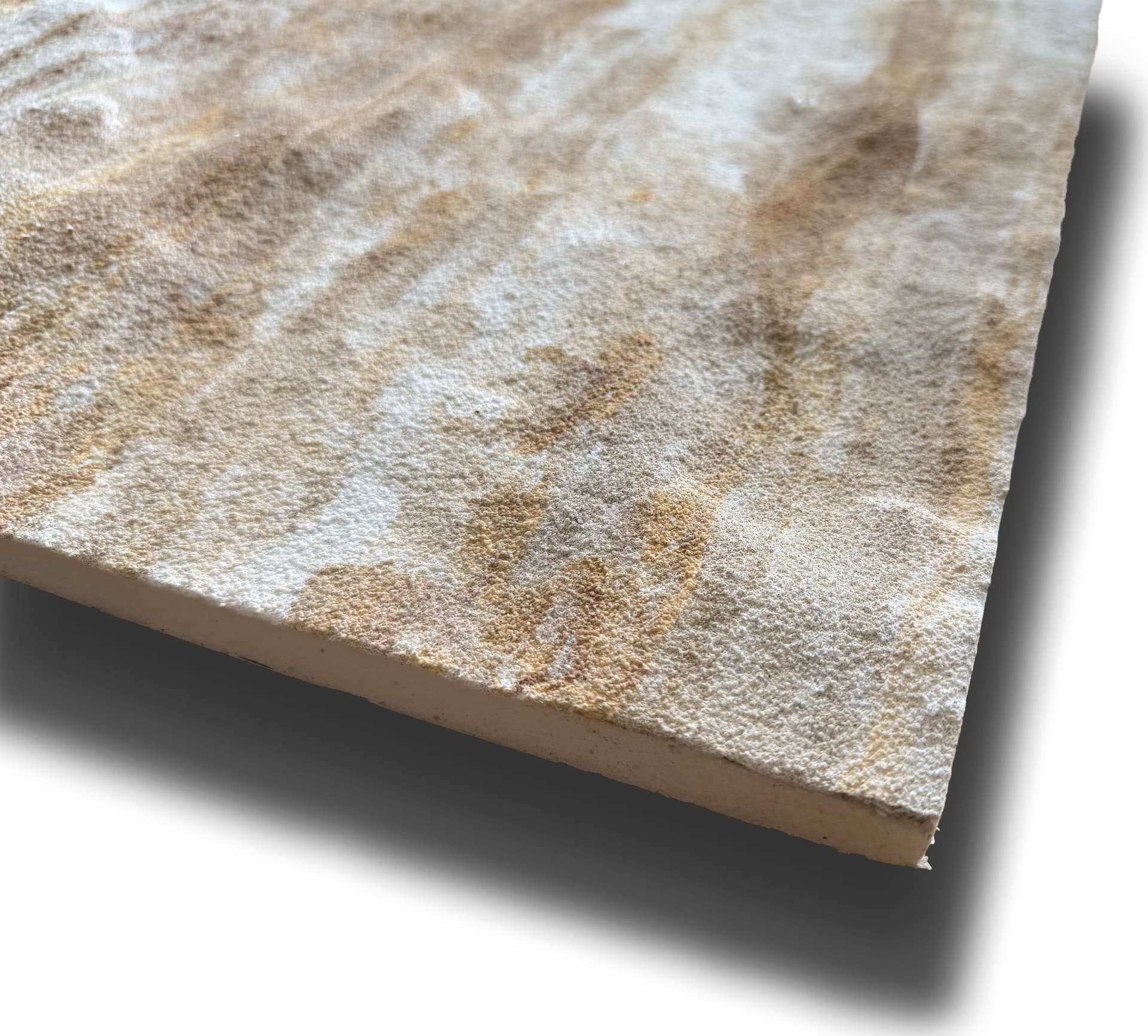 CAPPOTTO esterno - interno isolante in STYROFOAM 3D spess. 2,5cm (120x50cm) con resine e malta Marmo di cava Grezzo in Pannelli a muro 3D Eternal Parquet - Ariano Irpino, commercioVirtuoso.it