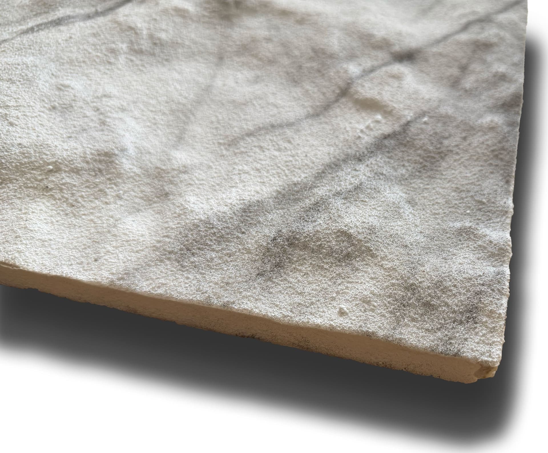 CAPPOTTO esterno - interno isolante in STYROFOAM 3D spess. 2,5cm (120x50cm) con resine e malta Carrara grezzo in Pannelli a muro 3D Eternal Parquet - Ariano Irpino, commercioVirtuoso.it