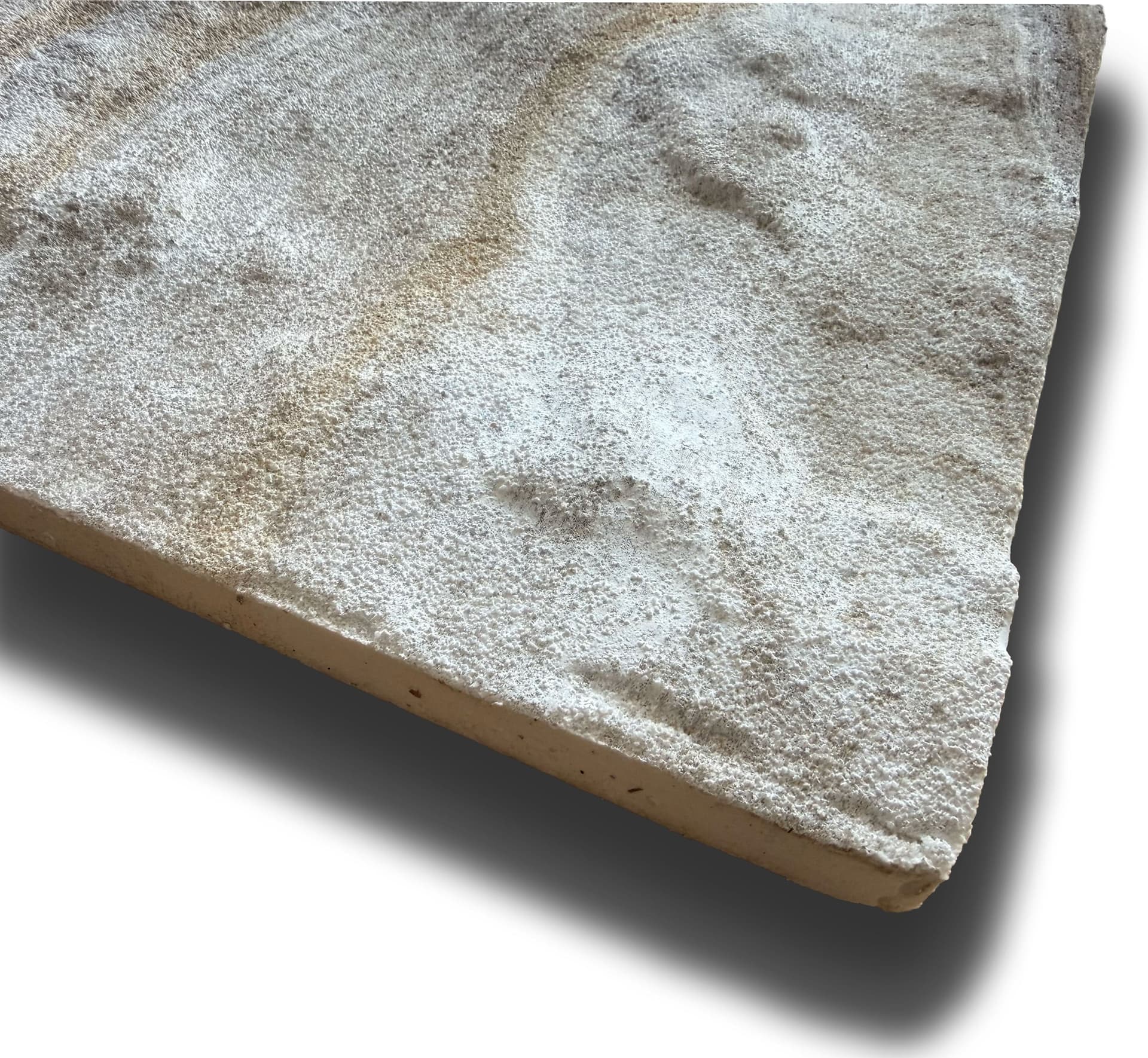 CAPPOTTO esterno - interno isolante in STYROFOAM 3D spess. 2,5cm (120x50cm) con resine e malta Marmo pregiato grezzo - 5