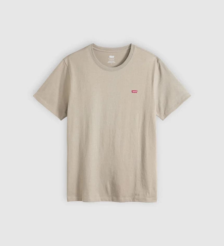 Levi's T-shirt Uomo Original HM Tee Beige in Cotone Regular Fit 566050301 newfp in T-shirt Broadway Red - Barletta, commercioVirtuoso.it