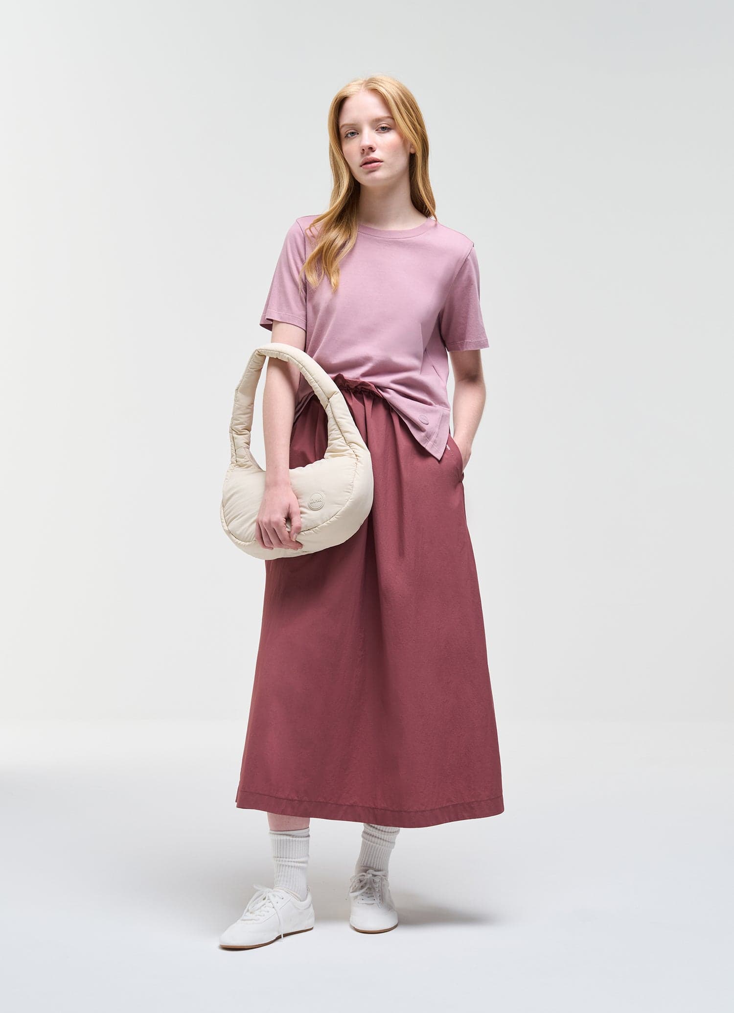 Colmar Originals T-shirt Donna Rosa con Spacchetti Laterali in Cotone Regular Fit 8672 6SH in T-shirt Broadway Red - Barletta, commercioVirtuoso.it