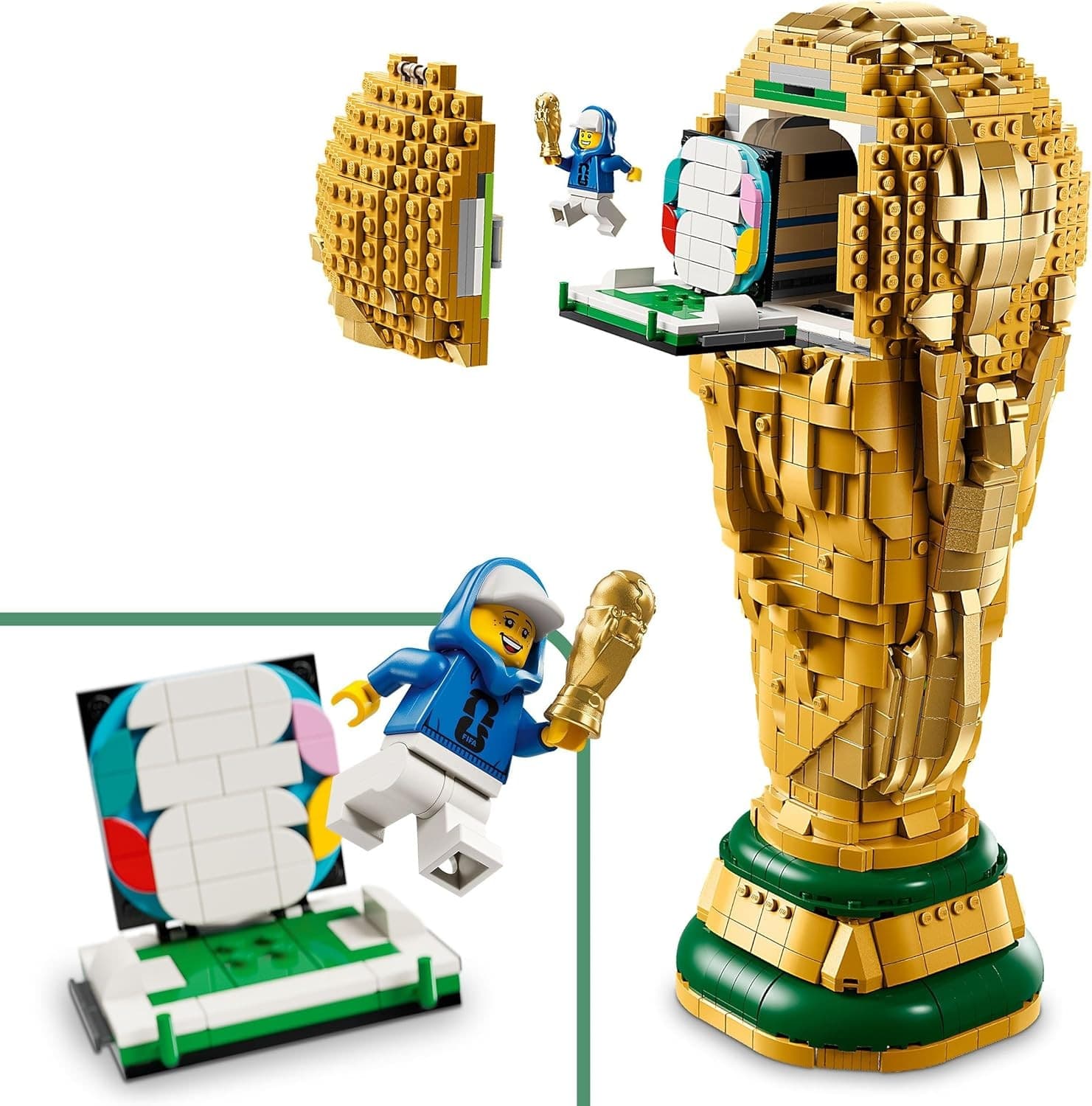 Lego Editions - Trofeo Ufficiale della Coppa del Mondo FIFA 43020 - 3