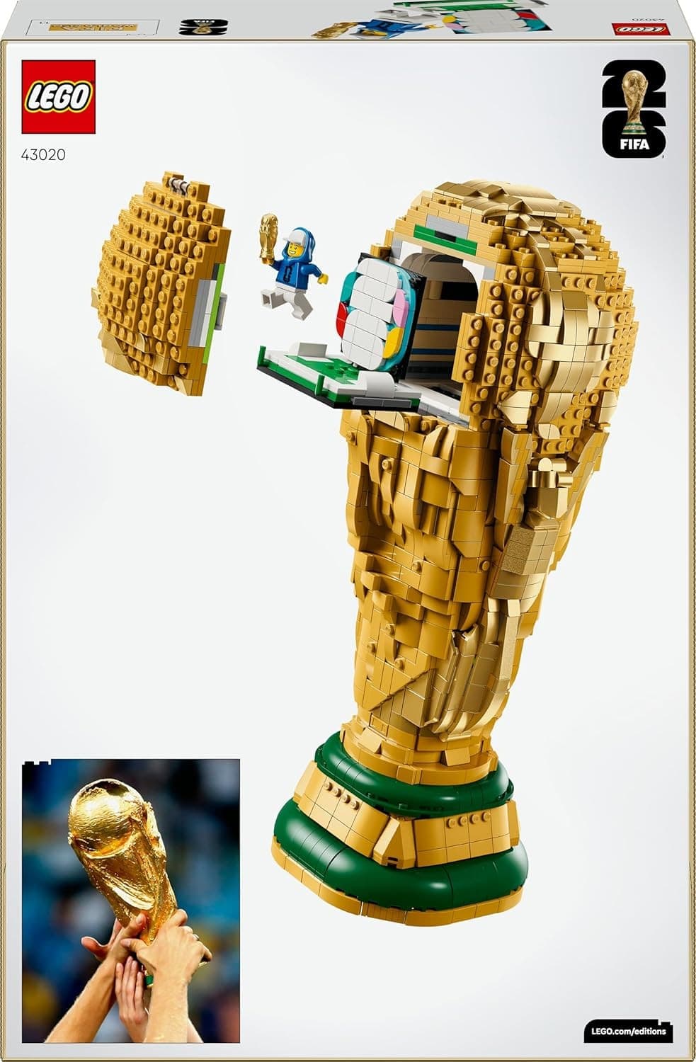 Lego Editions - Trofeo Ufficiale della Coppa del Mondo FIFA 43020 - 4