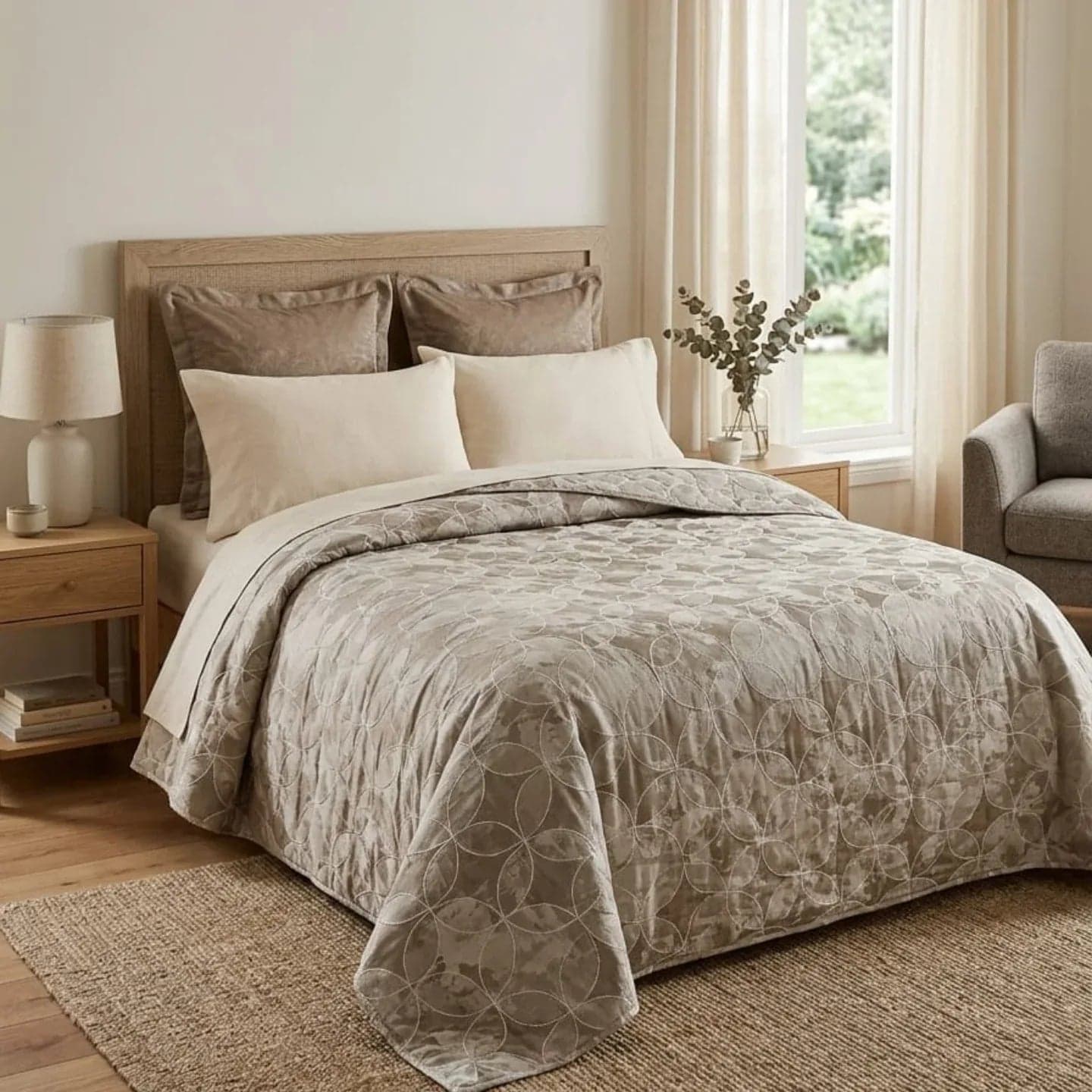 Trapuntino Casa Giulia Egeo Optica Matrimoniale Jacquard - 2