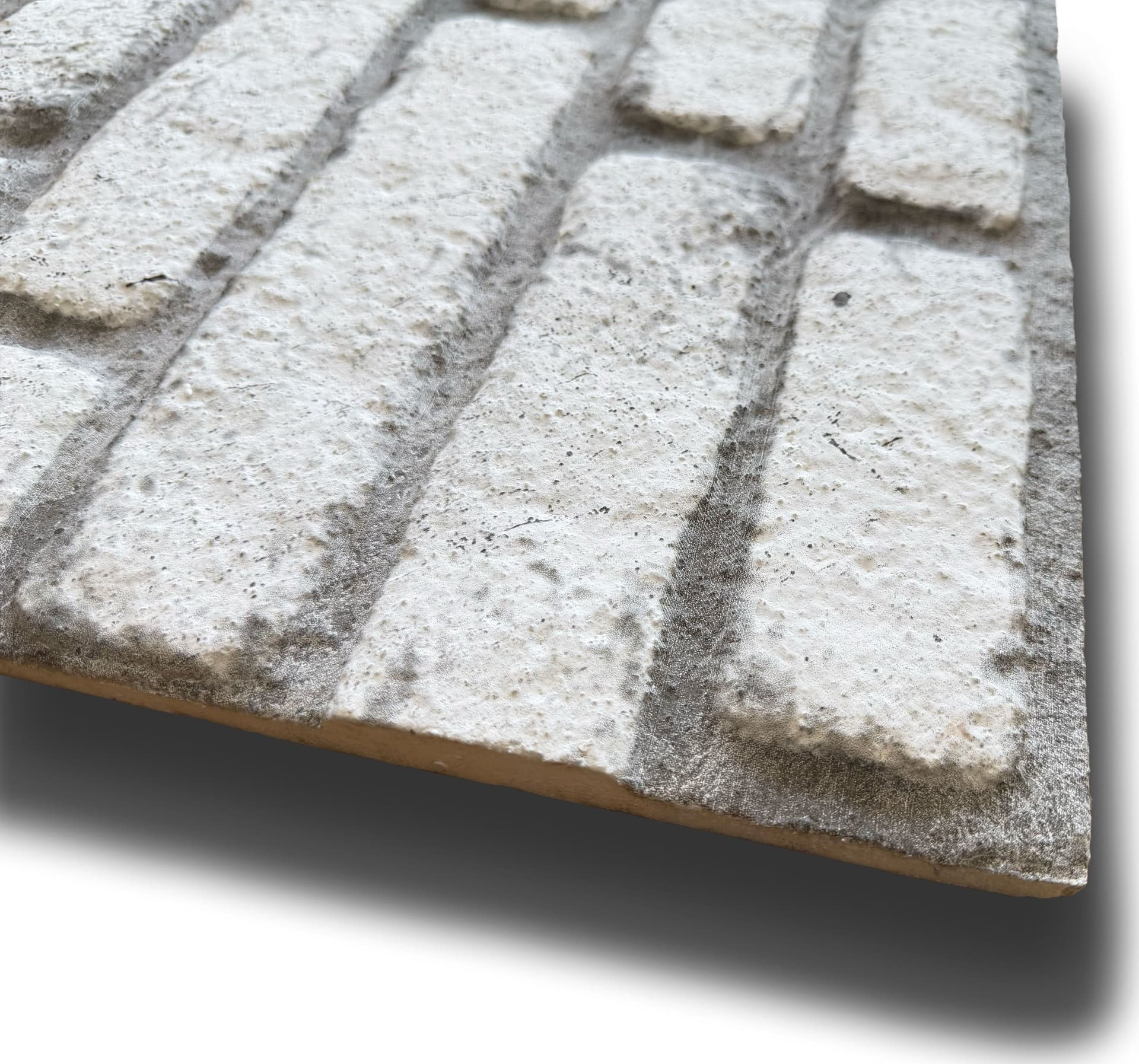 CAPPOTTO esterno - interno isolante in STYROFOAM 3D spess.2cm (120x50cm) con resine e malta mattoni Bianco provenza in Pannelli a muro 3D Eternal Parquet - Ariano Irpino, commercioVirtuoso.it