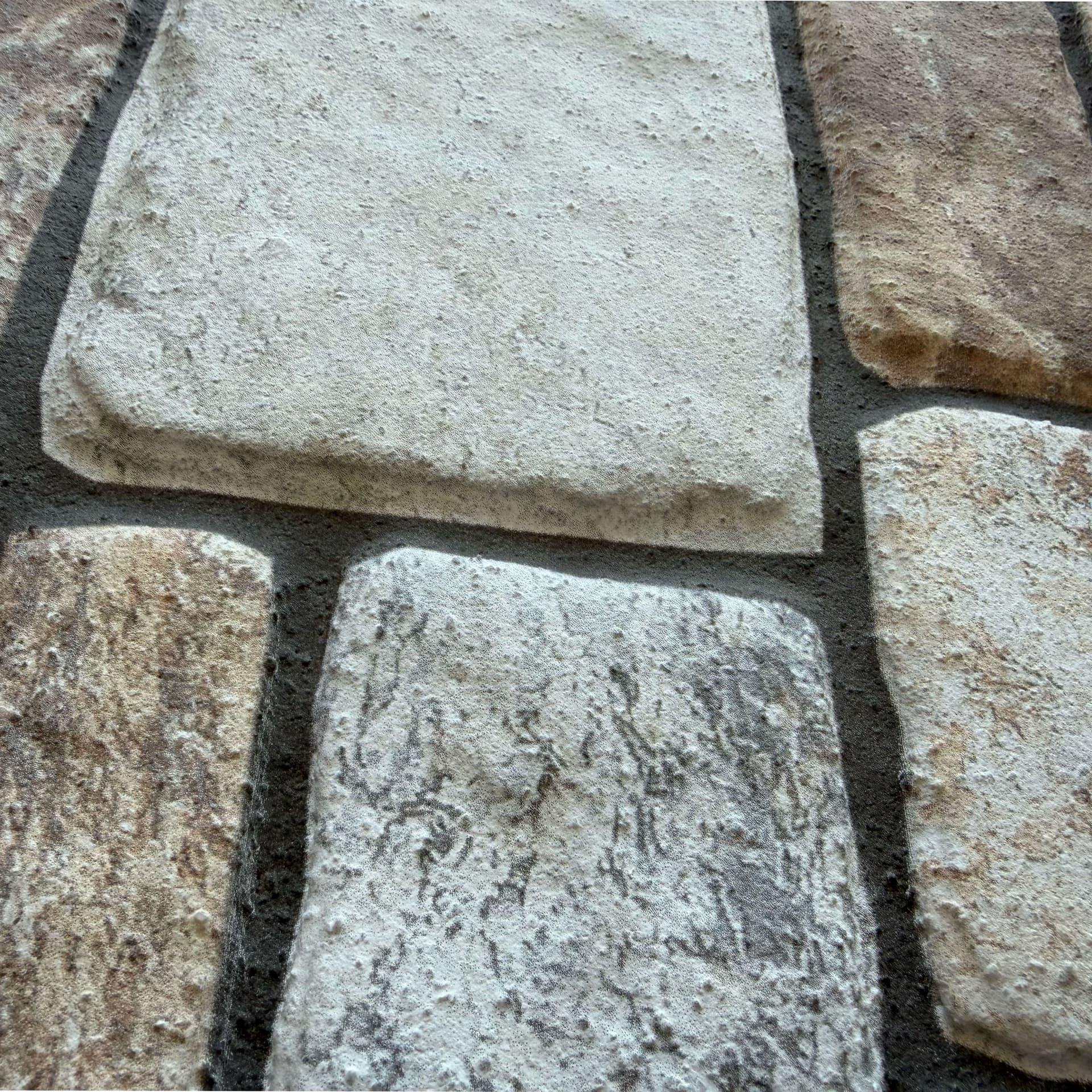 CAPPOTTO esterno - interno isolante in STYROFOAM 3D spess.2cm (100x50cm) con resine e malta Pietre levigate in Pannelli a muro 3D Eternal Parquet - Ariano Irpino, commercioVirtuoso.it