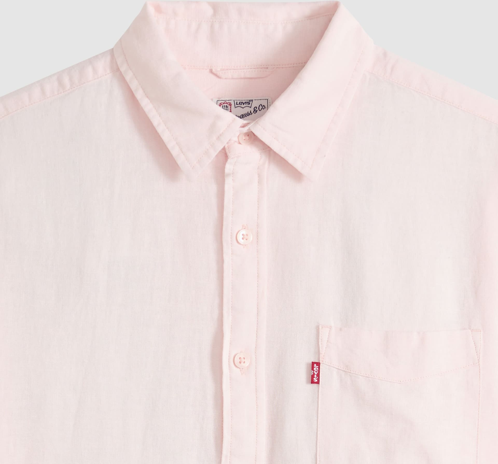 Levi's Camicia Uomo Sunset Pocket Rosa in Lino e Cotone Standard Fit 857460198 in Camicie casual Broadway Red - Barletta, commercioVirtuoso.it