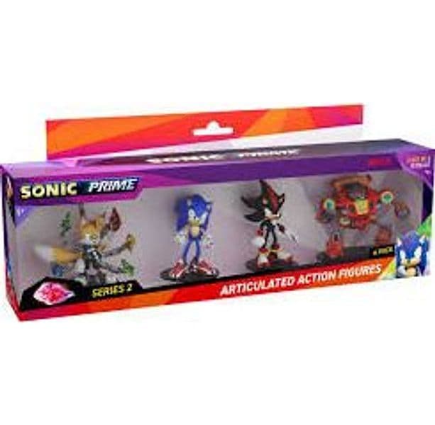 Sonic Prime Pack 4 personaggi articolati