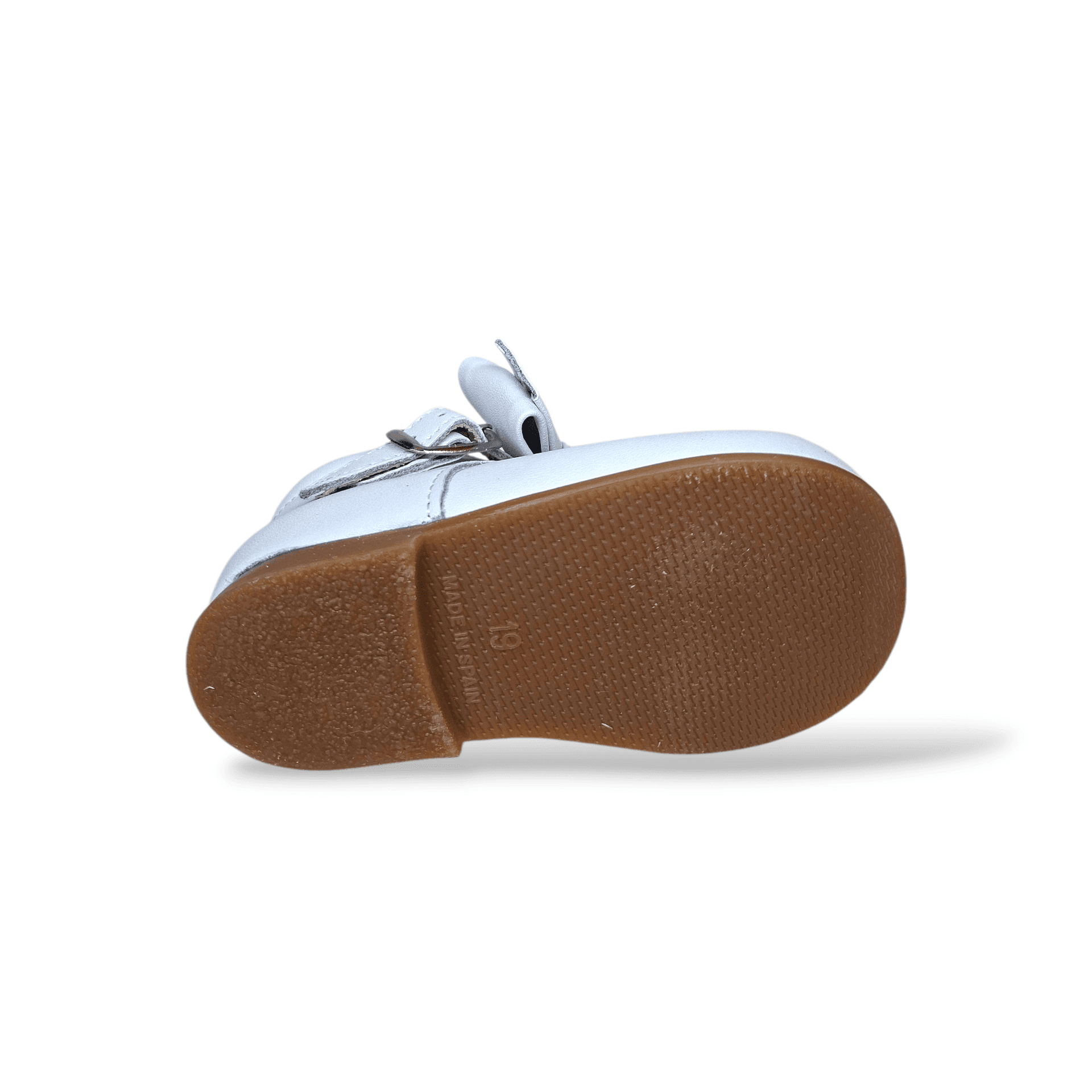 Ballerine Bambina PANYNO Bianco Pelle con Fibbia e Fiocco – Scarpe Primi Passi e Cerimonia - 5