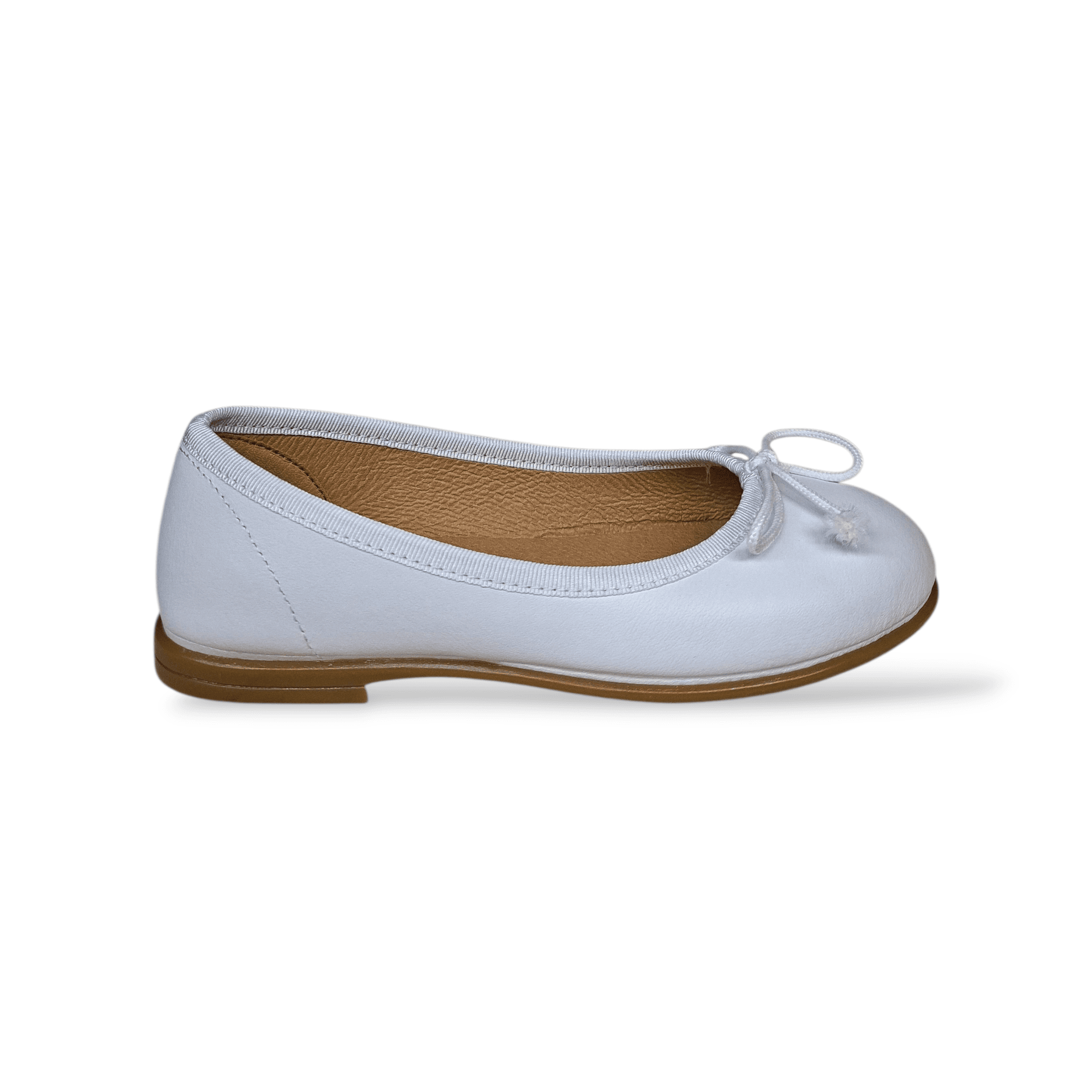 Ballerine Bambina PANYNO Bianco Pelle con Elastico – Scarpe Cerimonia Eleganti Tg 30-40 - 6