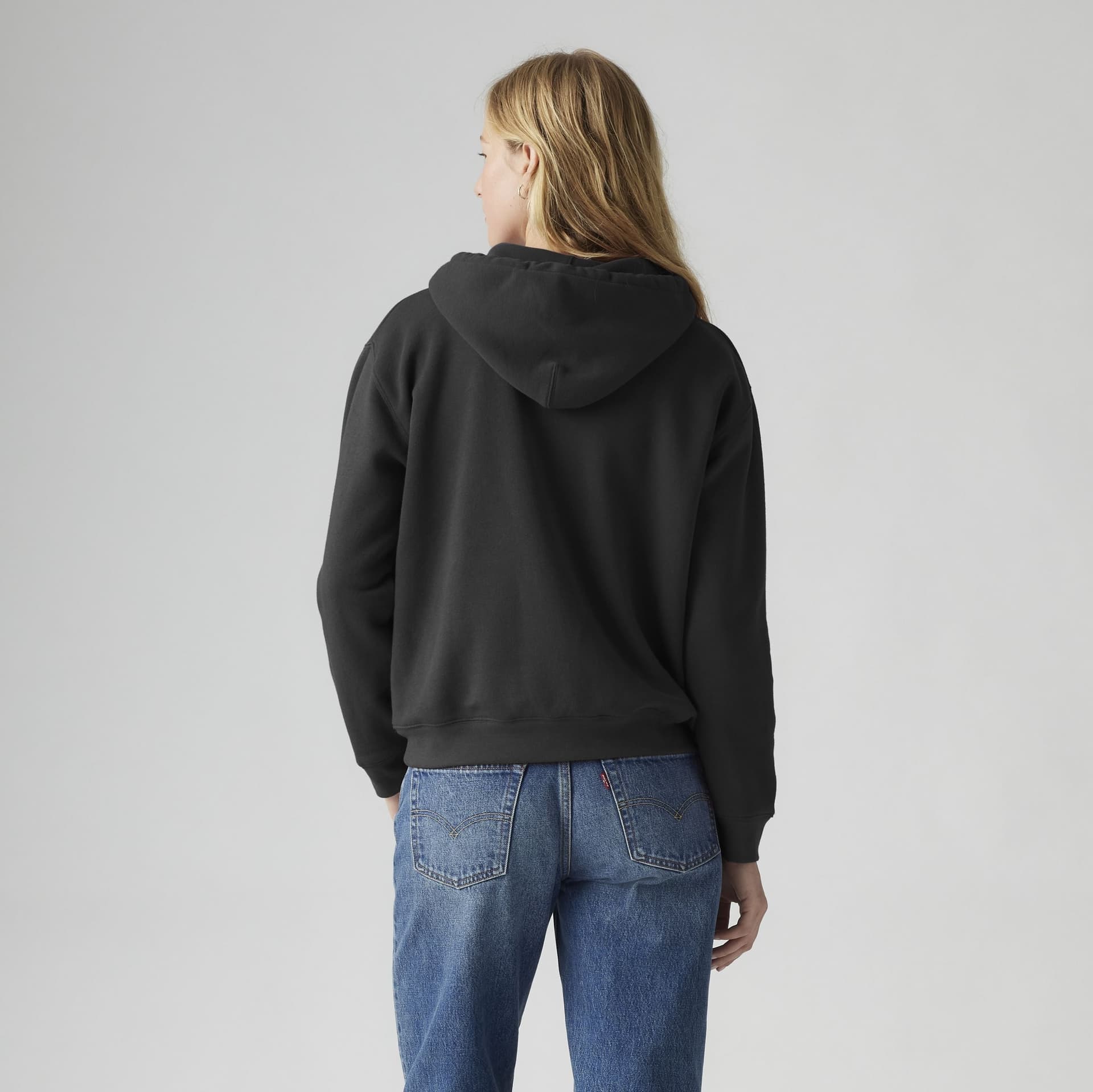 Levi's Felpa Donna con Cappuccio Logo Anthracite Night Nero Regular Fit in Felpe con cappuccio Broadway Red - Barletta, commercioVirtuoso.it
