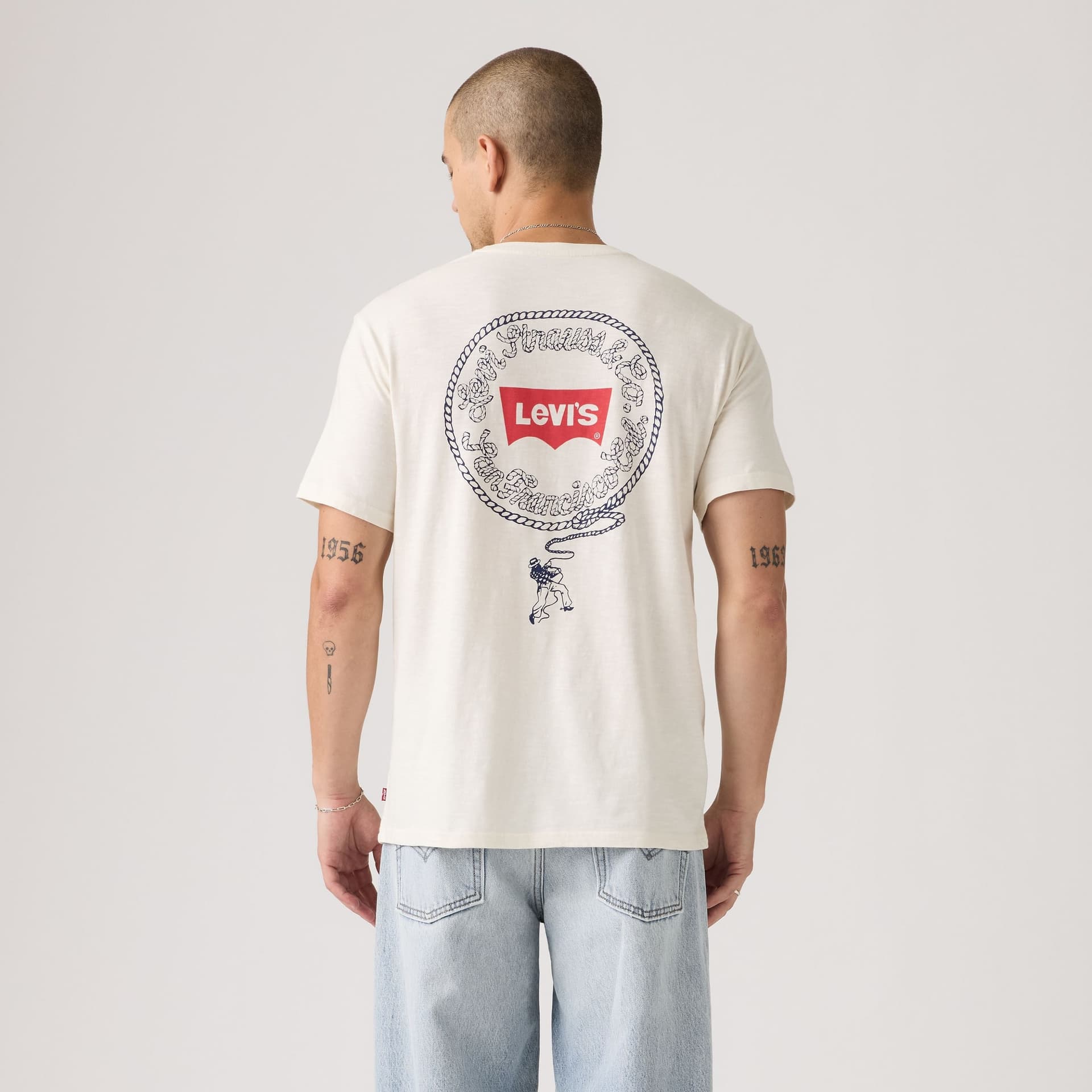 Levi's T-shirt Uomo Relaxed Fit Bianca con Stampa Logo Cotone 161432451 newfp in T-shirt Broadway Red - Barletta, commercioVirtuoso.it