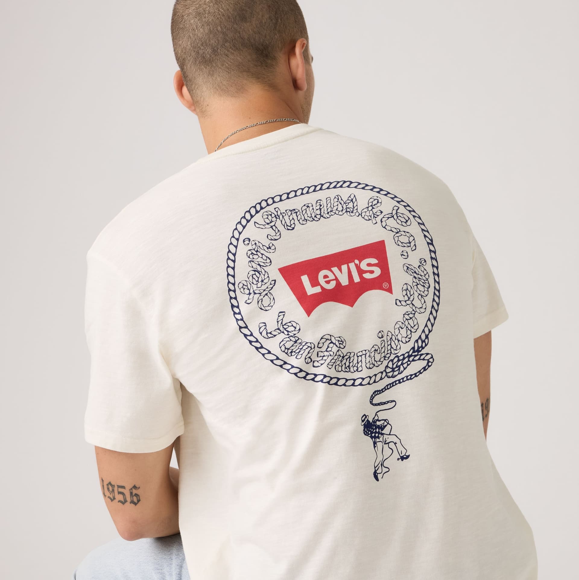 Levi's T-shirt Uomo Relaxed Fit Bianca con Stampa Logo Cotone 161432451 newfp in T-shirt Broadway Red - Barletta, commercioVirtuoso.it