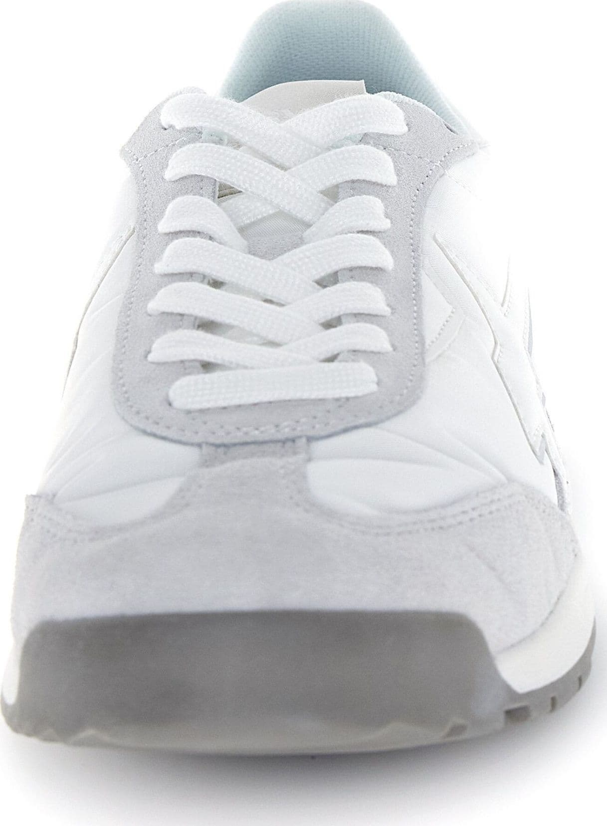 W6YZ Sneaker Uomo KEY-M in Suede e Tessuto Tecnico Bianco in Sneaker casual Broadway Red - Barletta, commercioVirtuoso.it