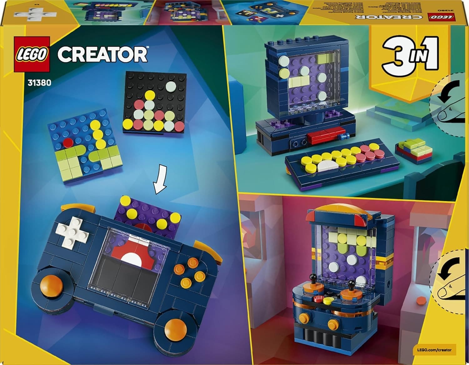 Lego Creator - Console di Gioco Retrò 3 in 1 - 31380 - 6