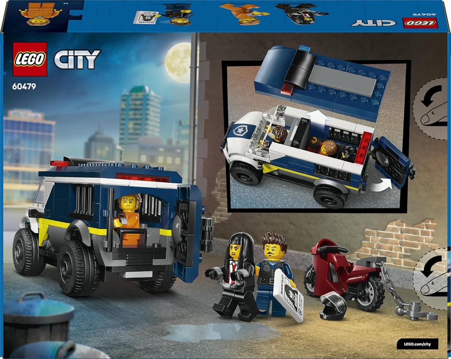 Lego City - Cellulare della Polizia Giocattolo 60479 - 6