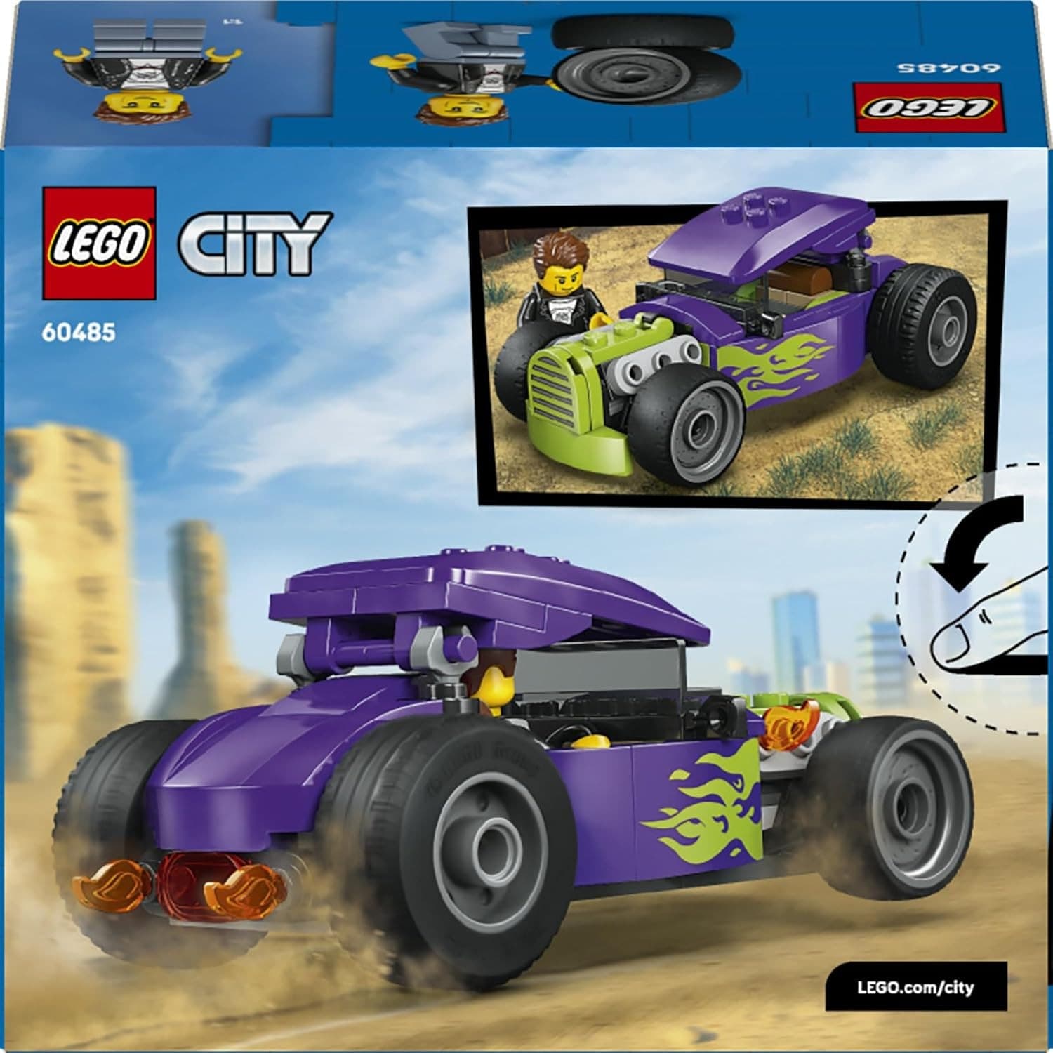 Lego City - Bolide Hot Rod 60485 - 6