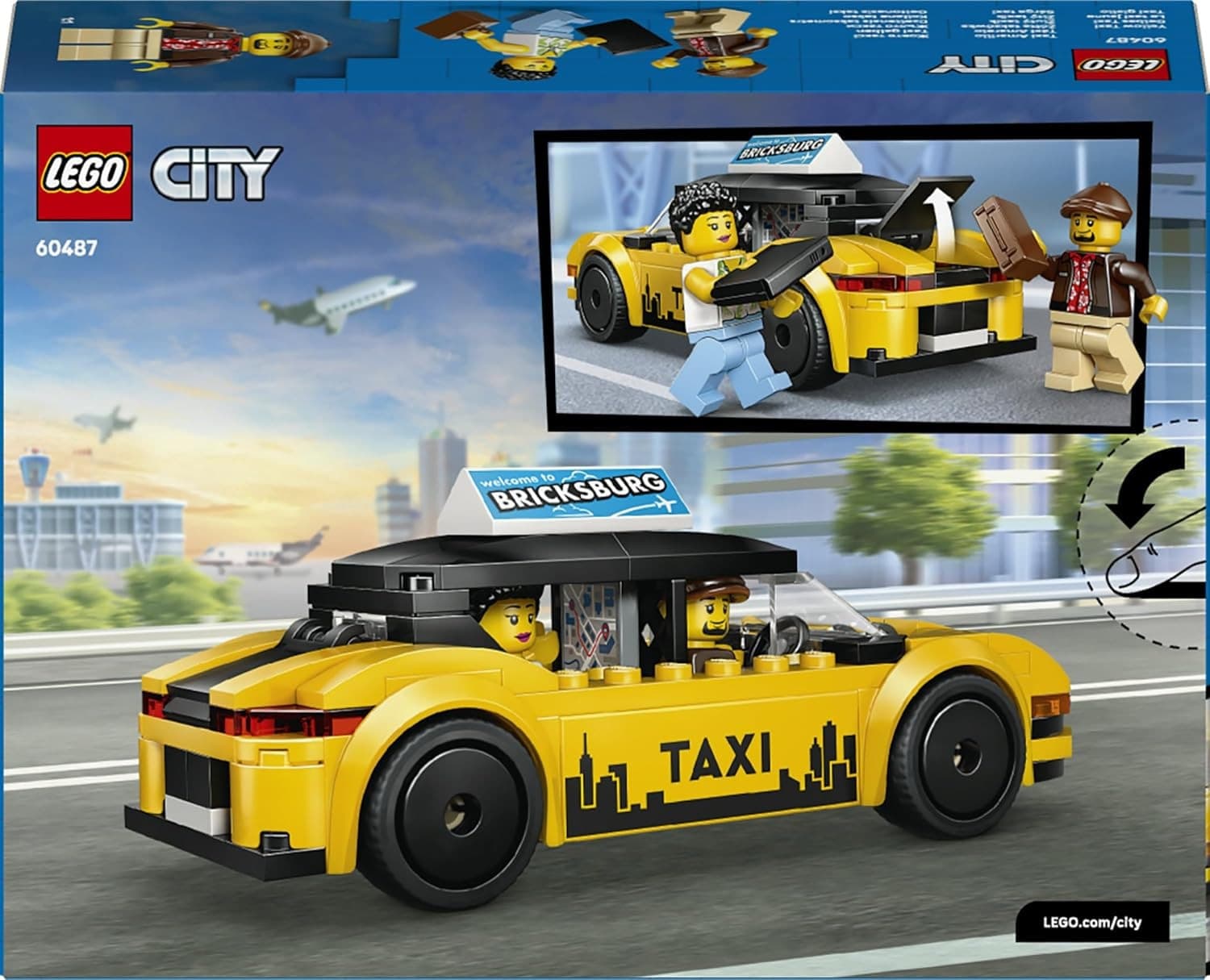 Lego City - Taxi Giallo 60487 - 7