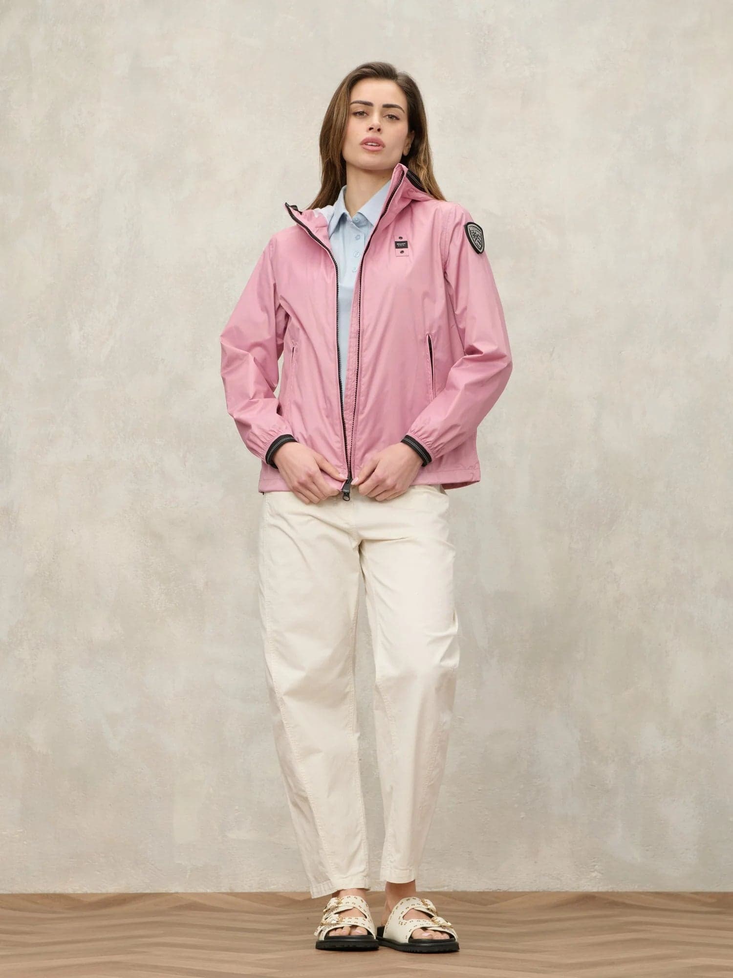 Blauer giacca donna Anawan antivento e antipioggia con cappuccio rosa in Giacche Broadway Red - Barletta, commercioVirtuoso.it