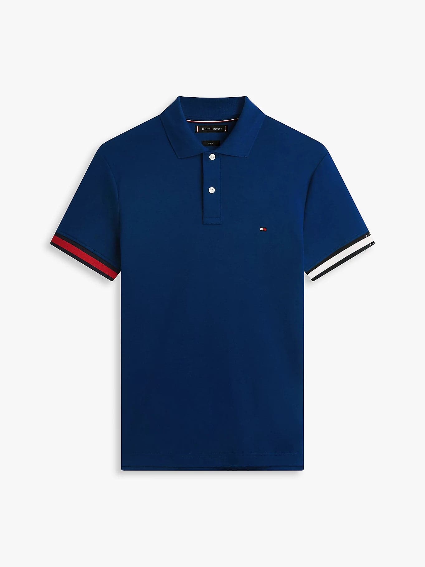 tommy hilfiger polo uomo blu prodotto isolato